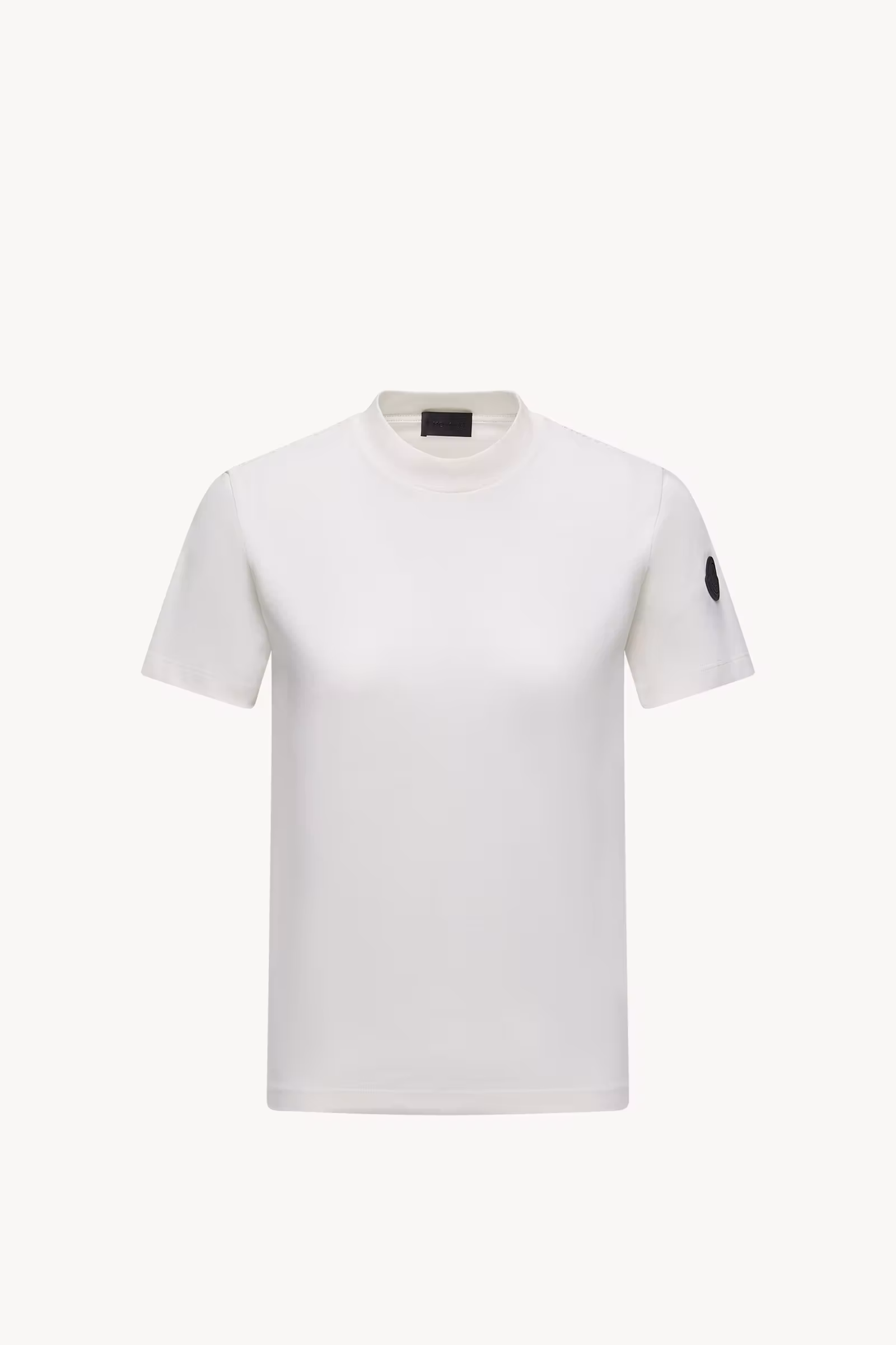 Pleated Back Cotton T-Shirt
