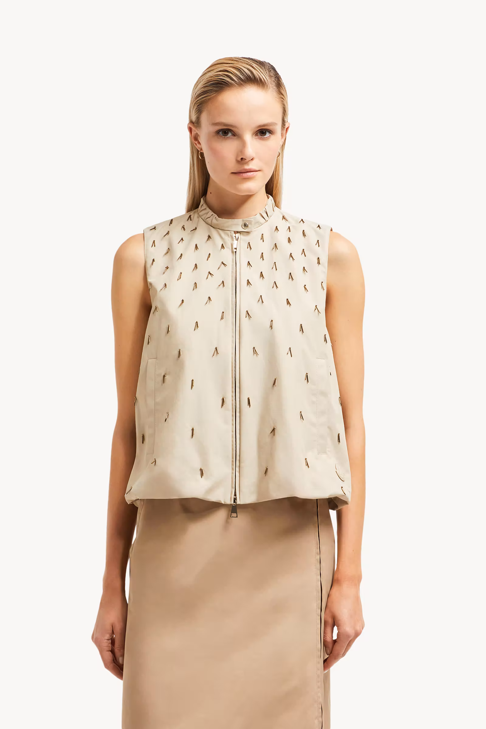 Gruilly Beaded Cotton Vest