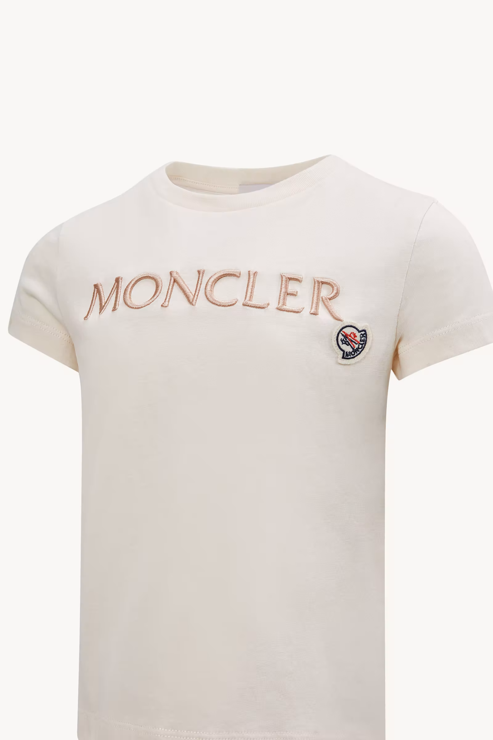 Embroidered Logo Cotton T-Shirt