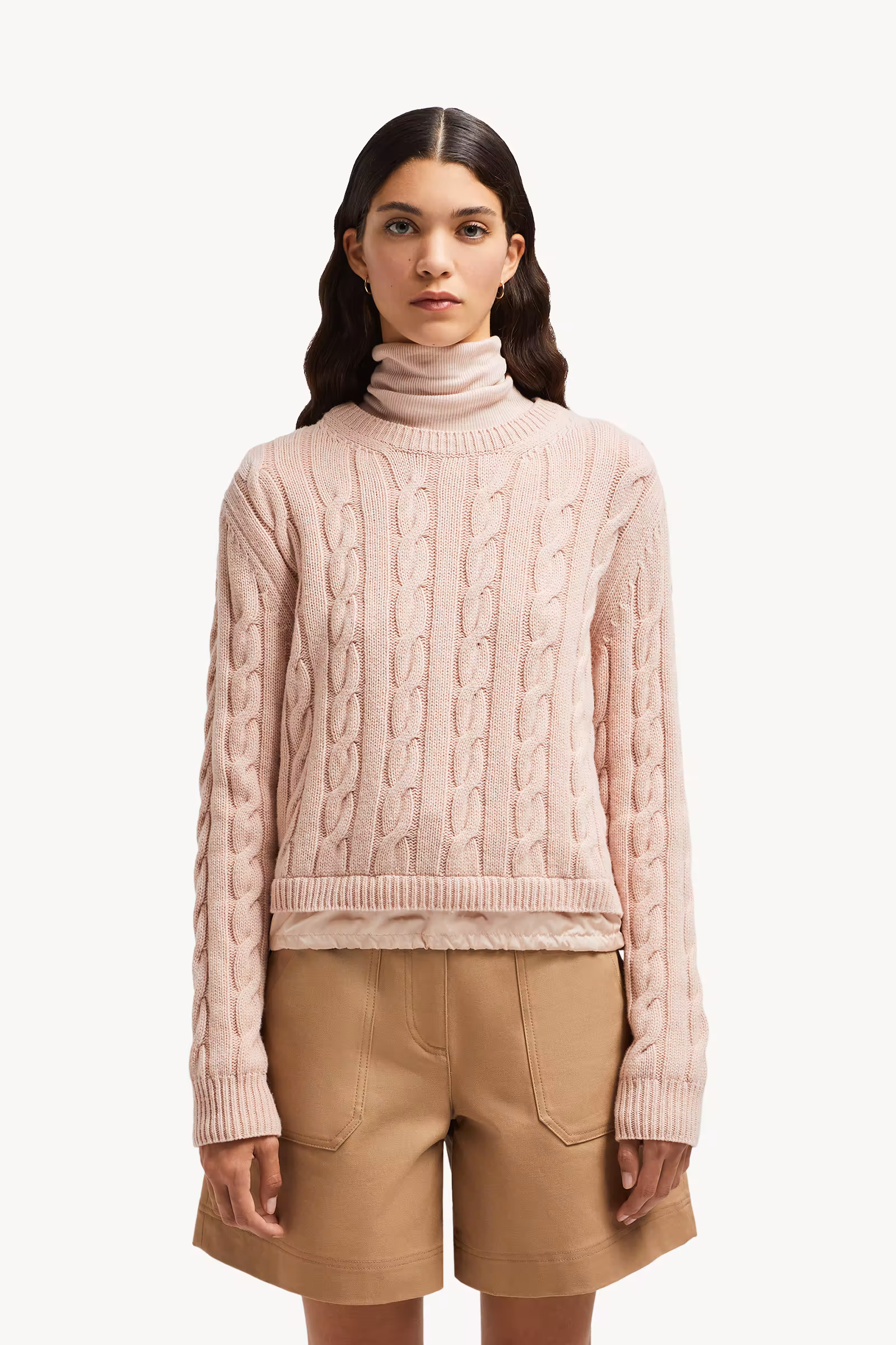 Wool & Cashmere Cable Knit Sweater