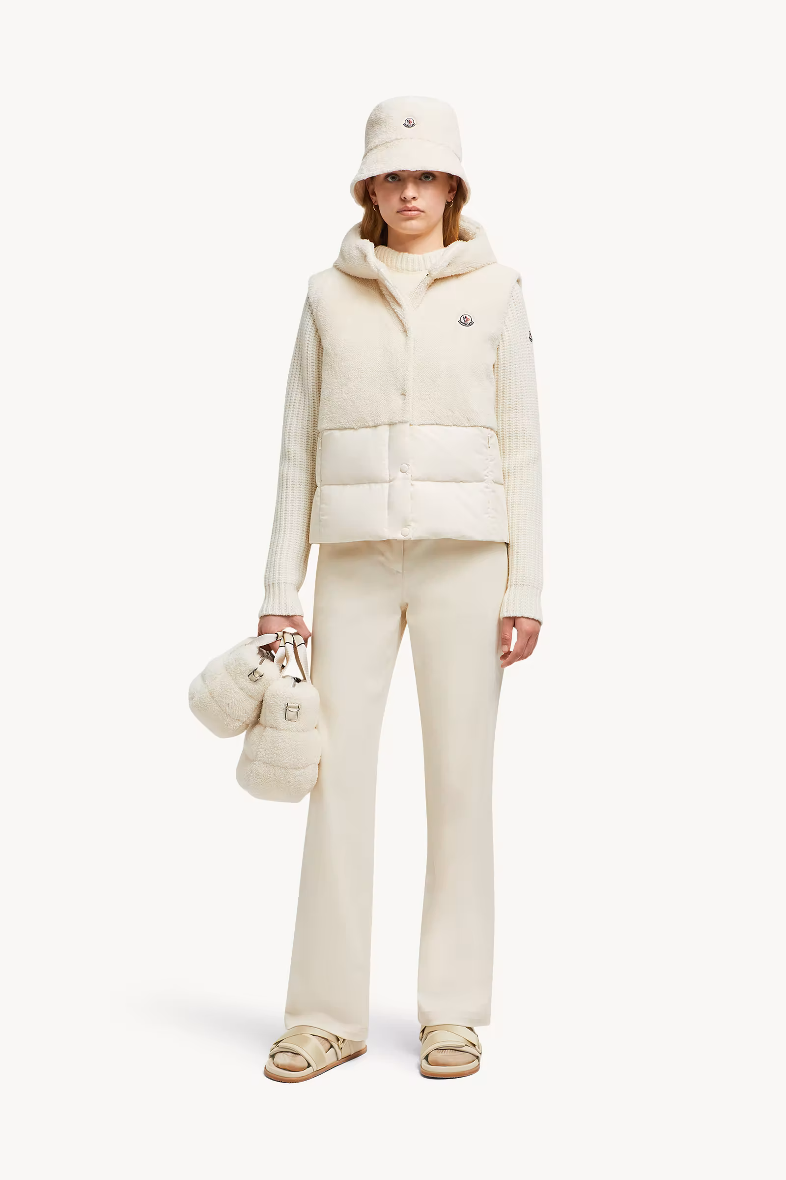 Floy Teddy Hooded Down Vest