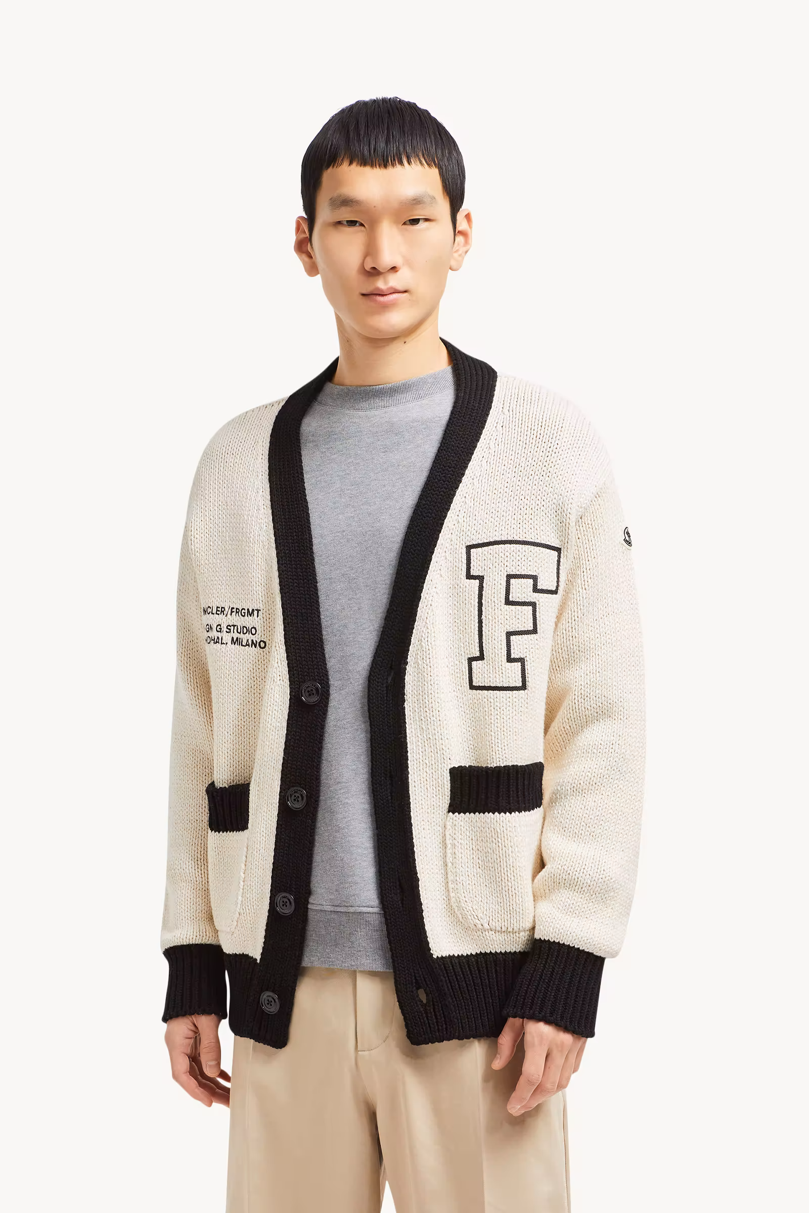 Moncler x FRGMT Embroidered Cotton Cardigan