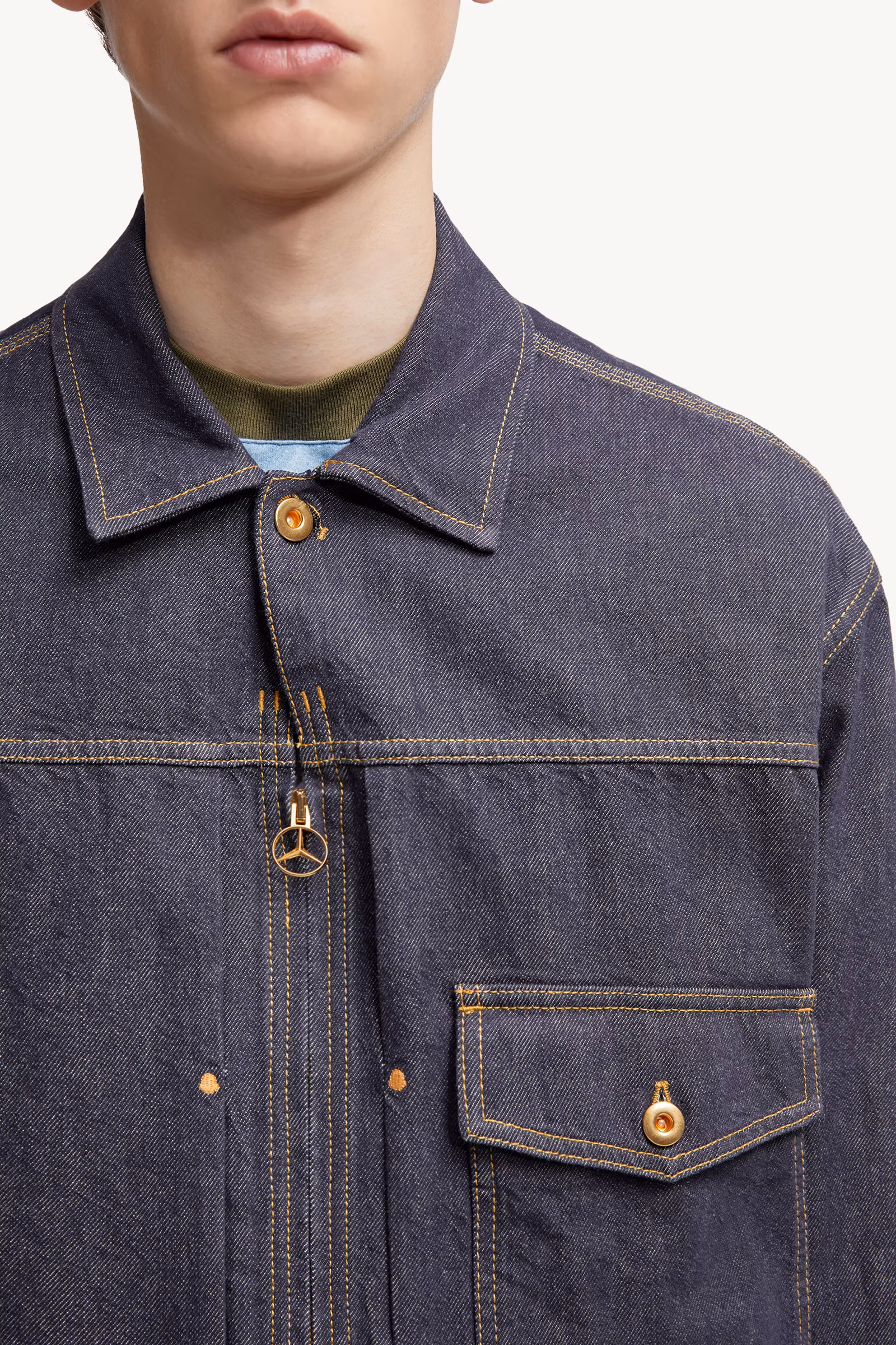 Moncler x Mercedes-Benz by NIGO Nepit Denim Jacket