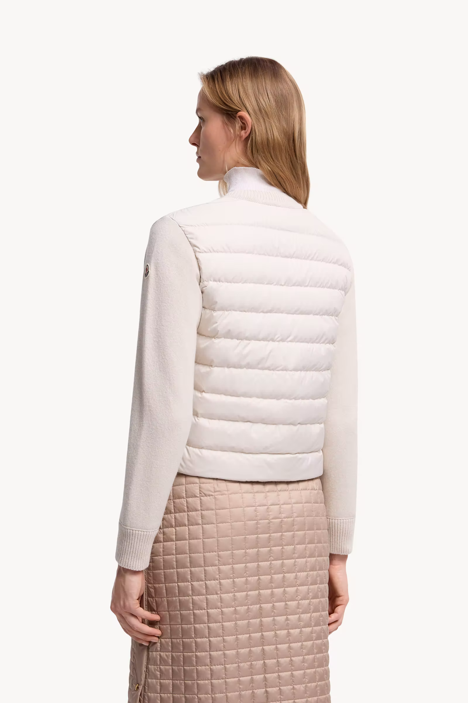 Padded Wool Cardigan