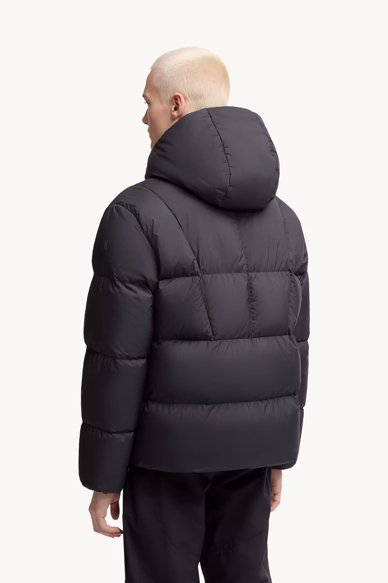Fusain Hooded Short Down Jacket