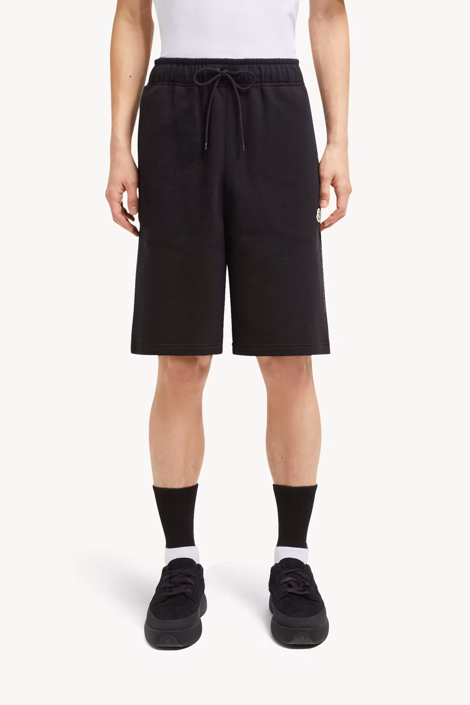 Moncler x FRGMT Embroidered Logo Cotton Shorts