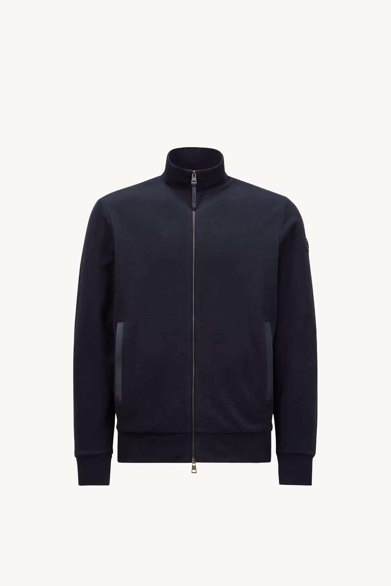 Suede-Trimmed Cotton & Cashmere Sweatshirt