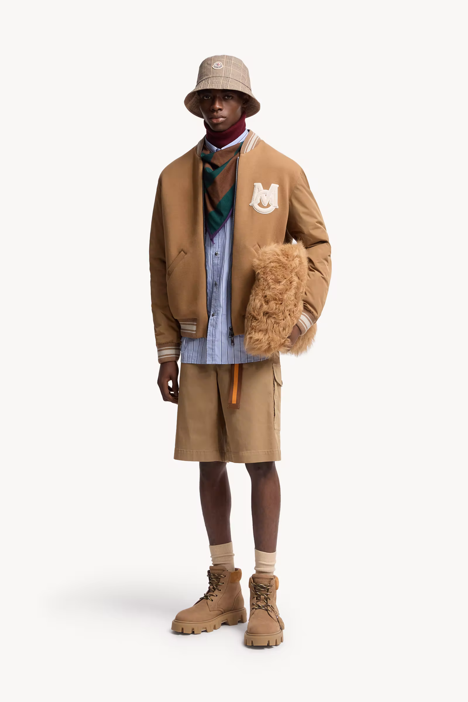Vennes Reversible Down Bomber Jacket