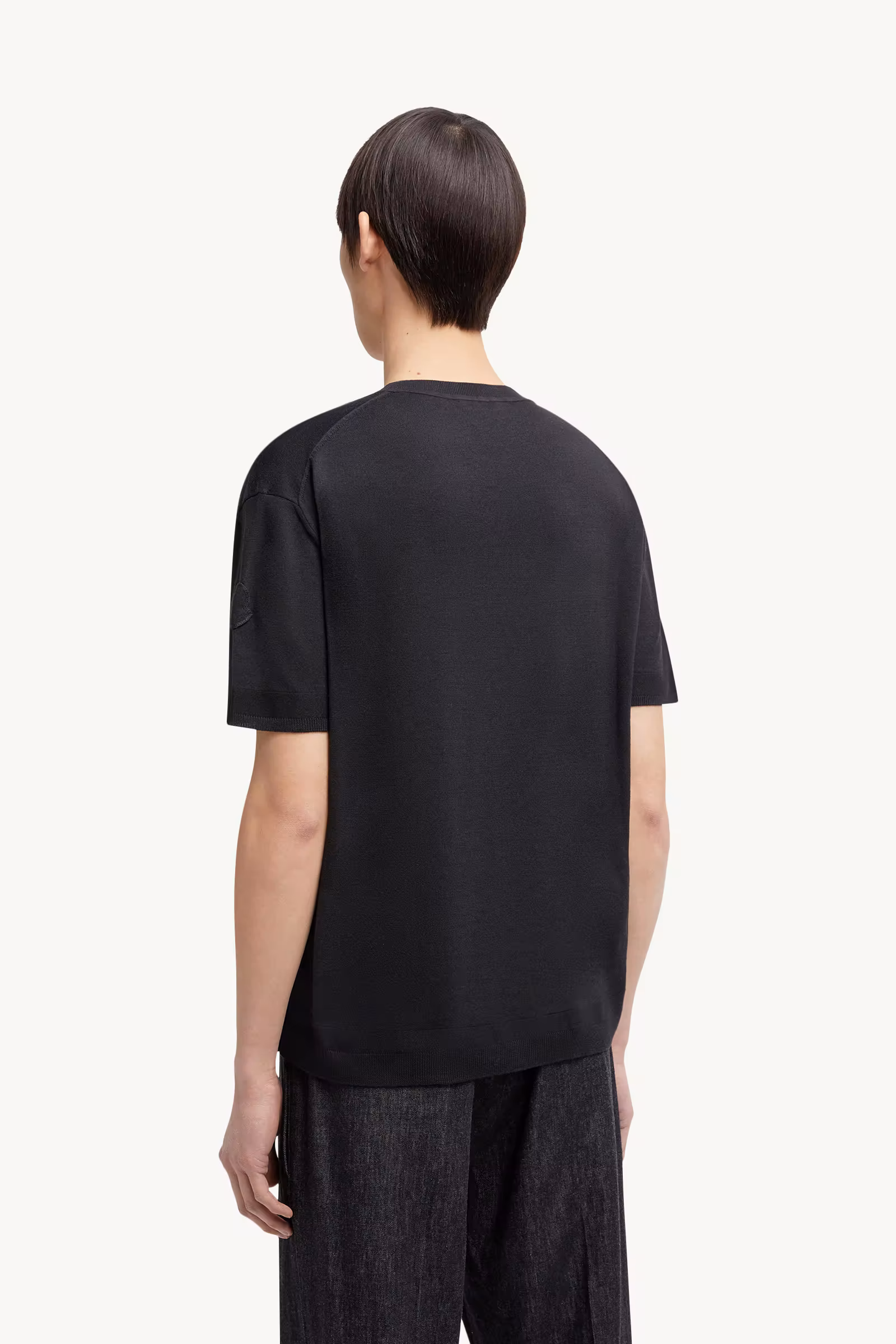 Silk & Cotton Knit T-Shirt