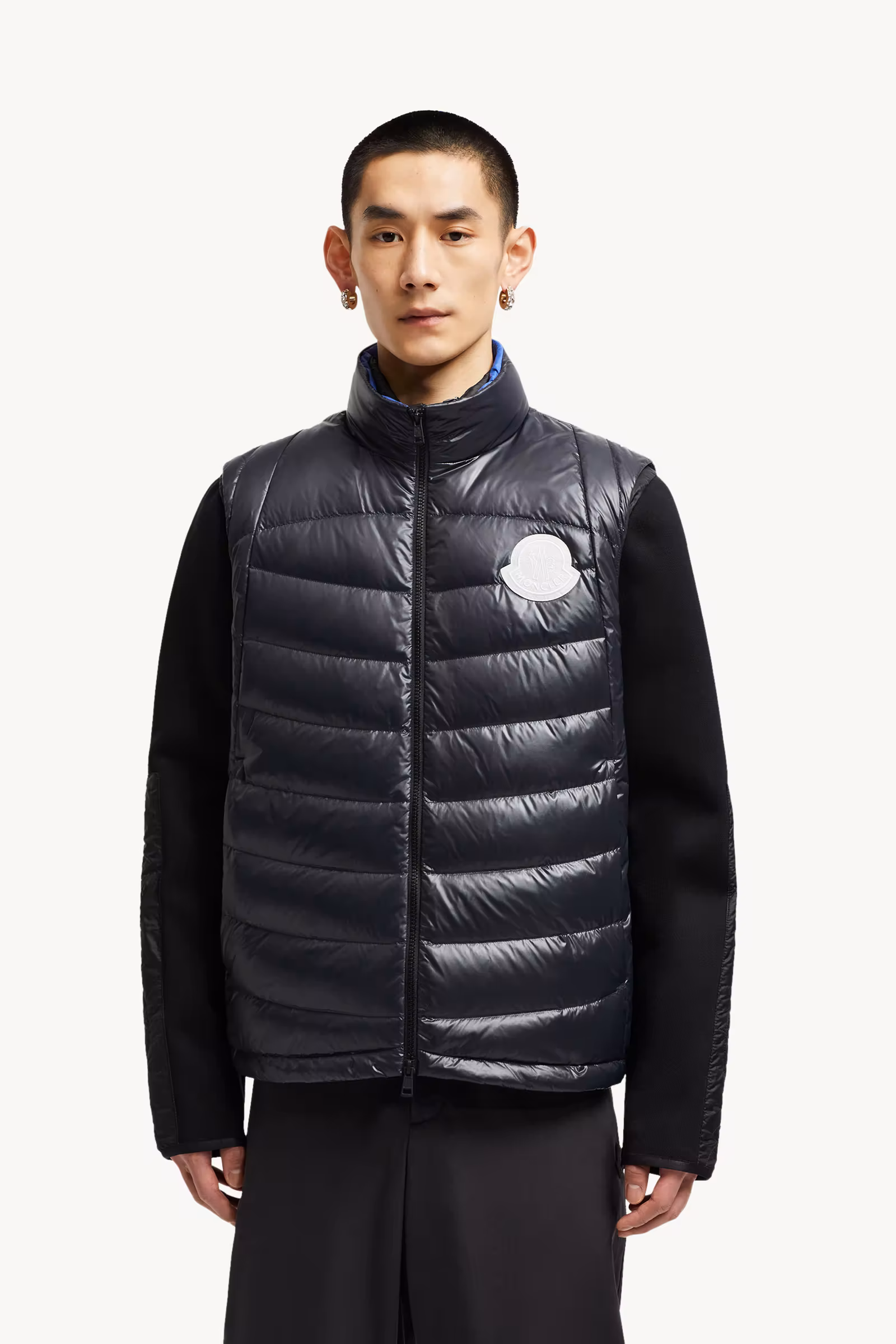 Menelao Hooded Curvy-Quilted Down Vest