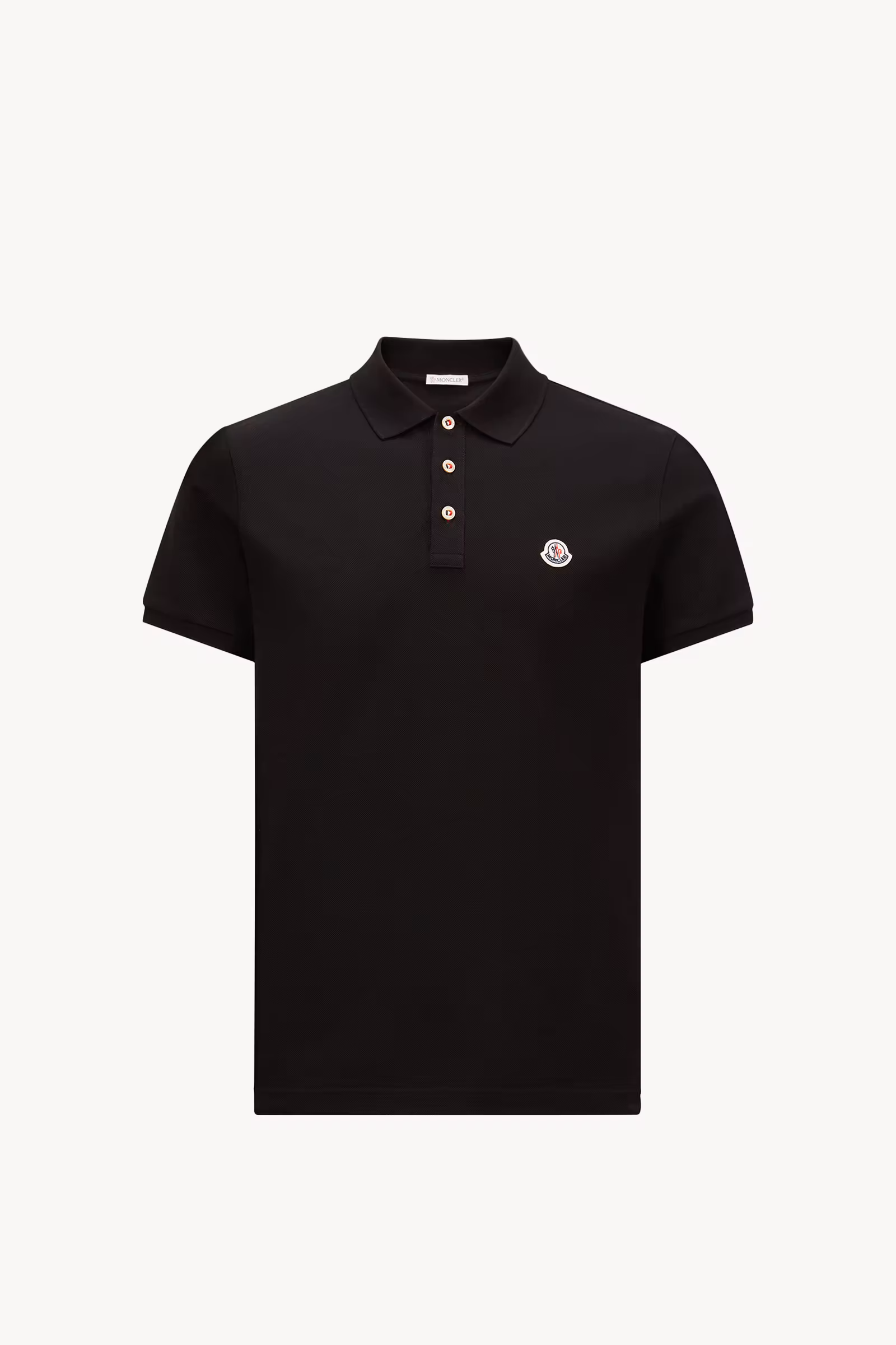 Logo Patch Cotton Polo Shirt