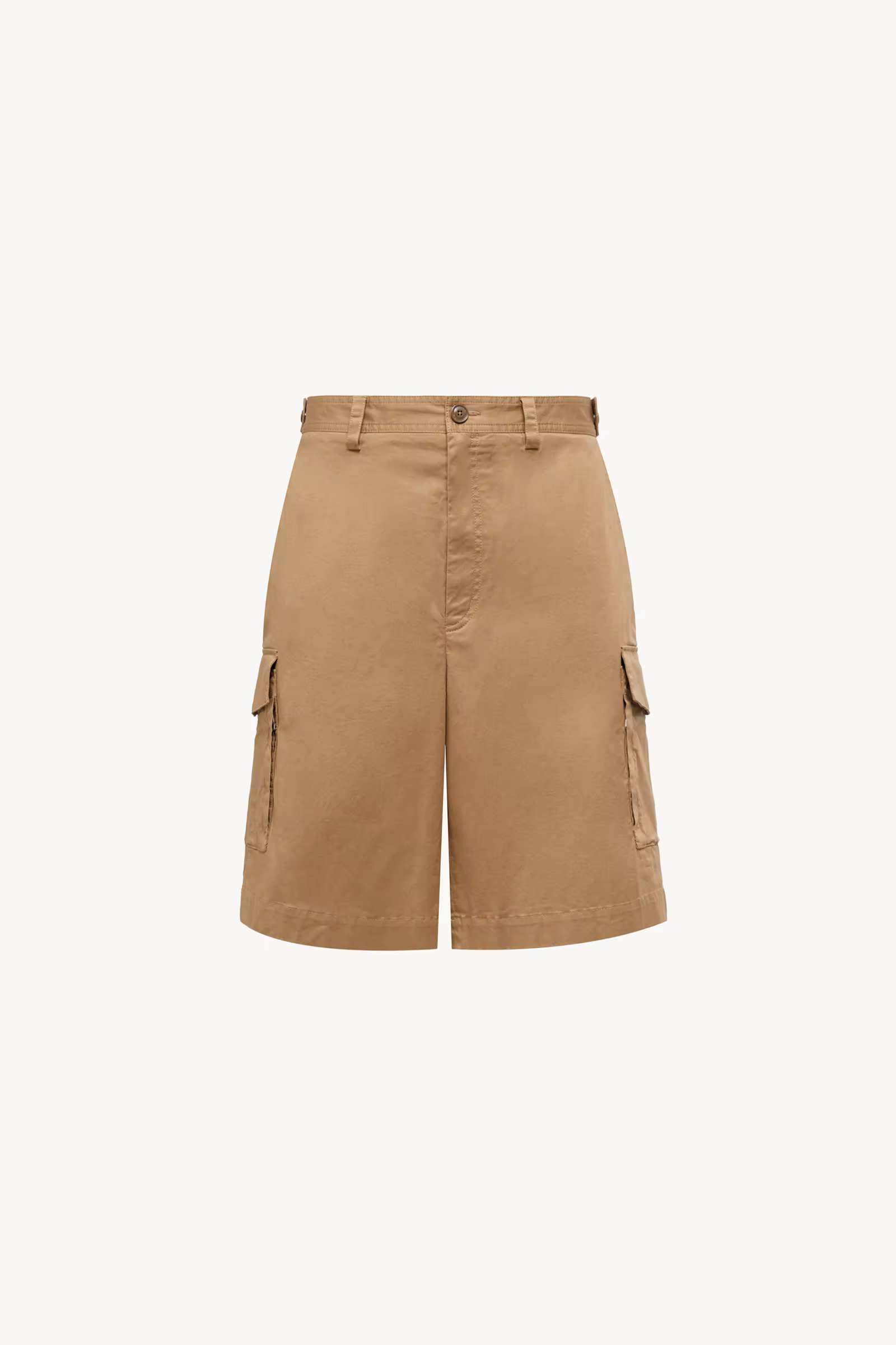 Cotton Gabardine Cargo Shorts