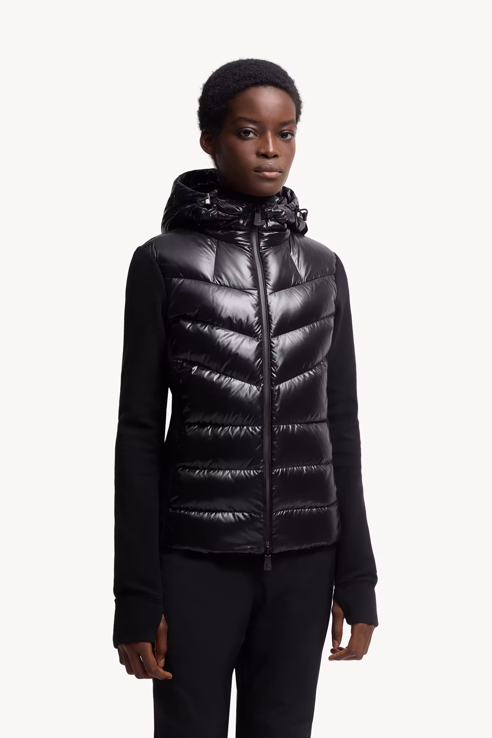 Padded Zip-Up Hoodie