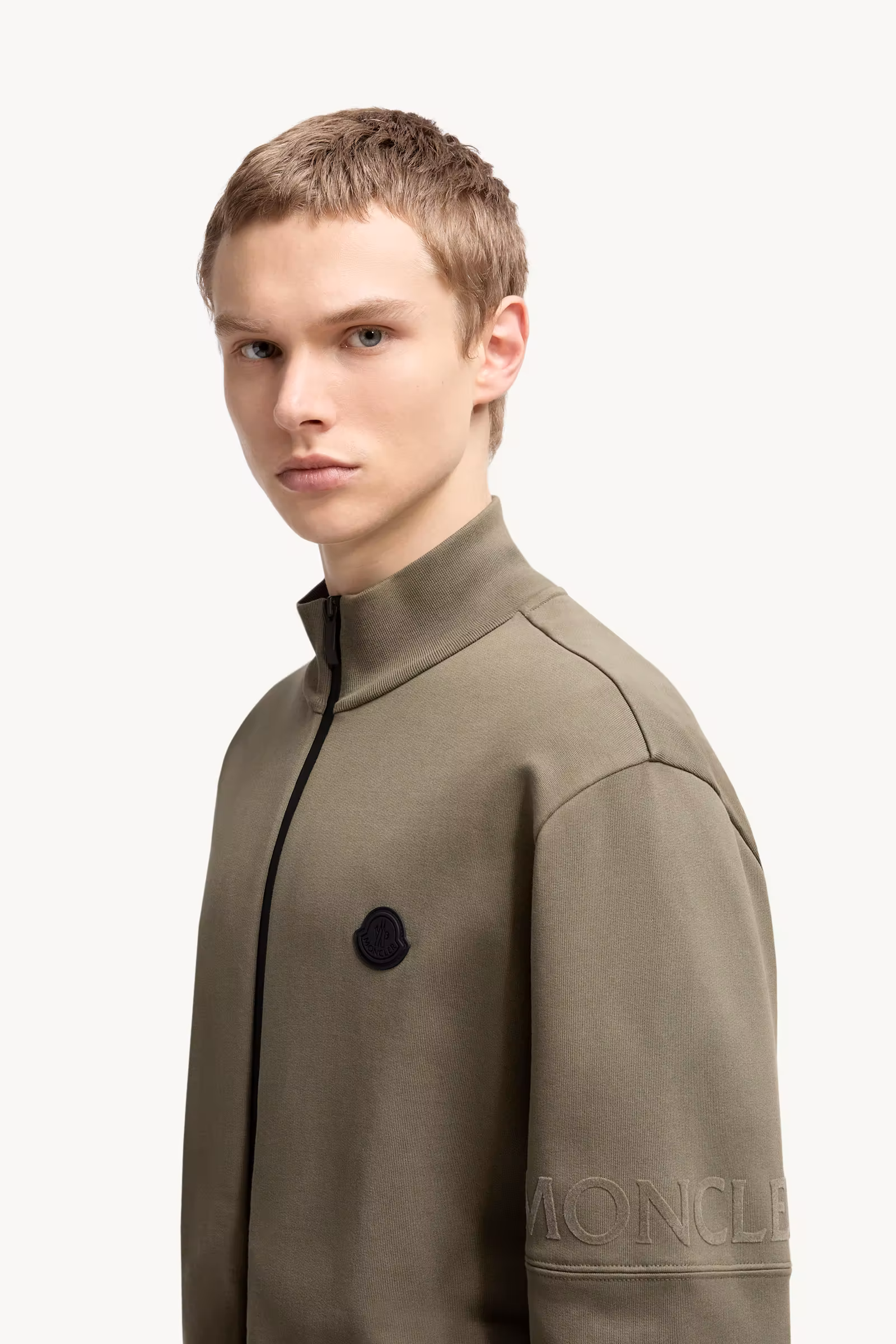 Cotton Zip-Up Sweatshirt