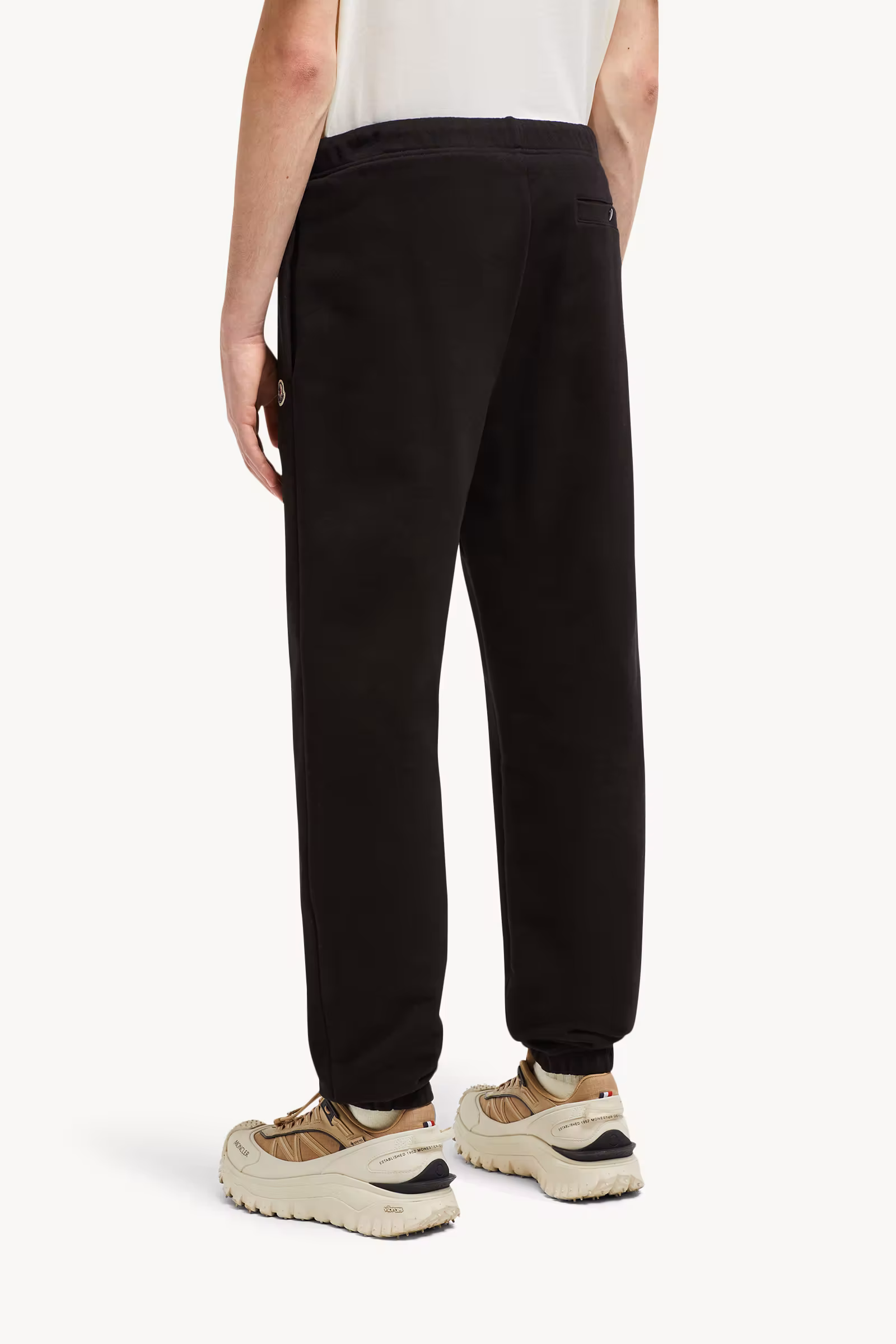 Logo Patch Cotton Sweatpants