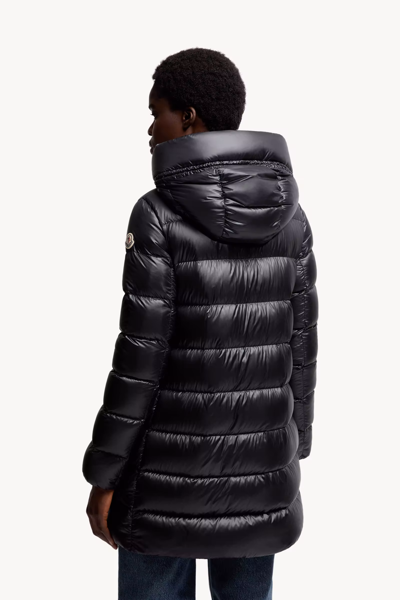 Suyenne Hooded Mid-Length Down Jacket