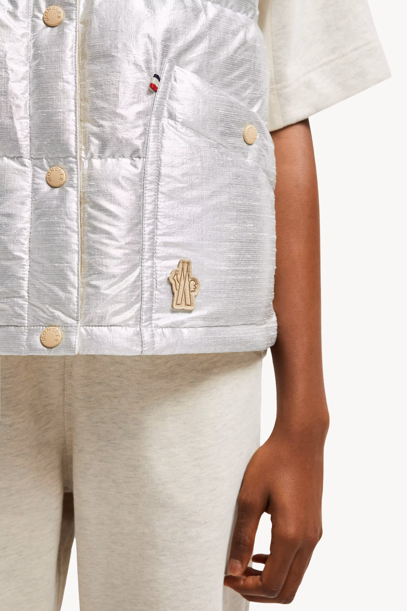 Pinchot Lamé Down Vest