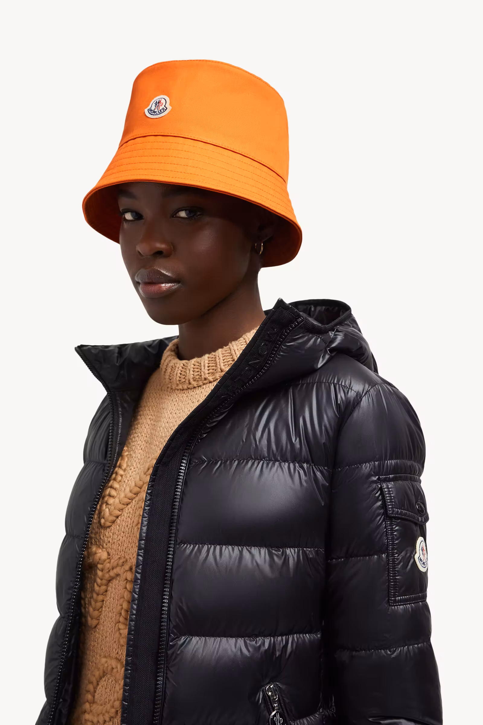 Glements Hooded Mid-Length Down Jacket