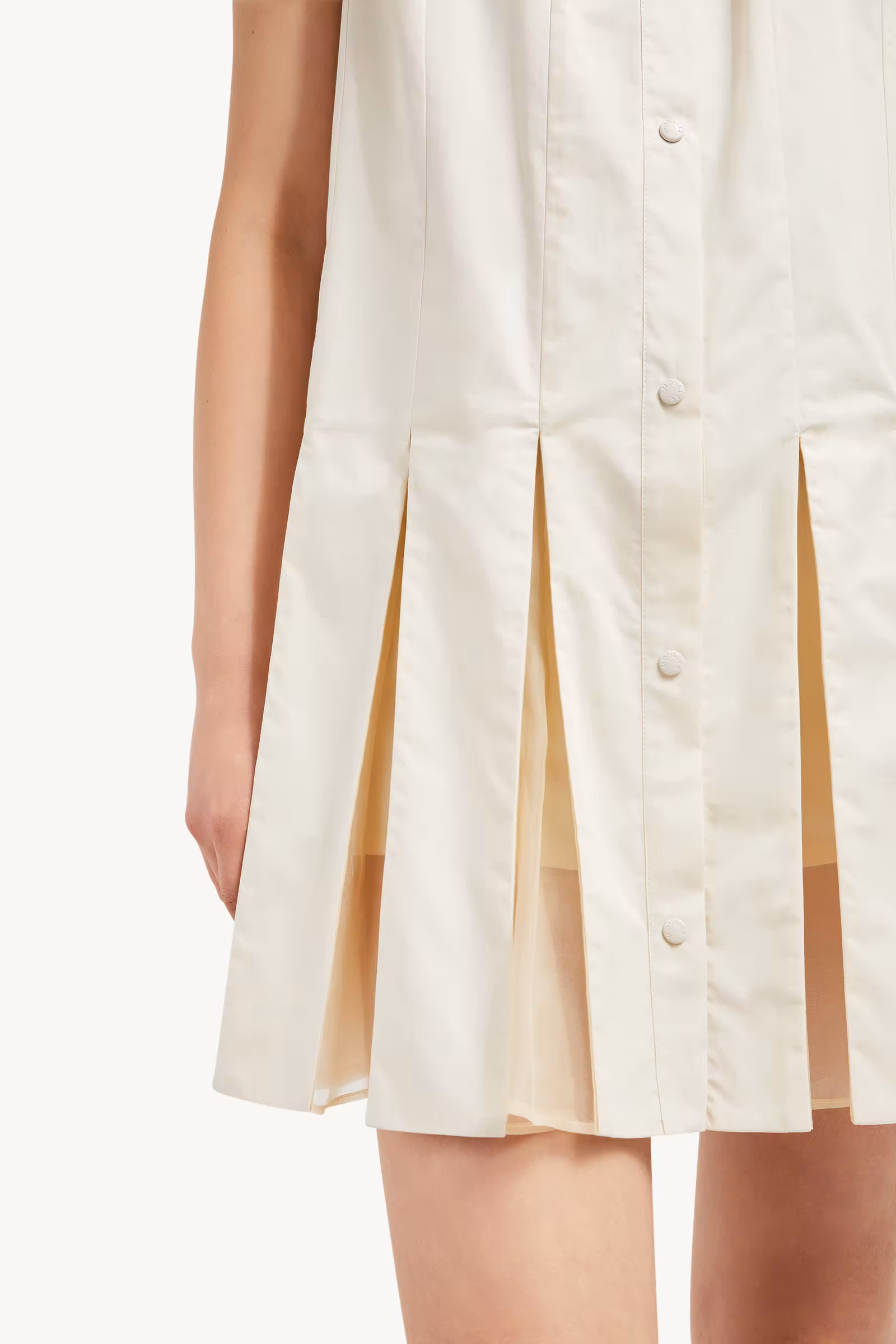 Cotton & Silk Mini Shirt Dress