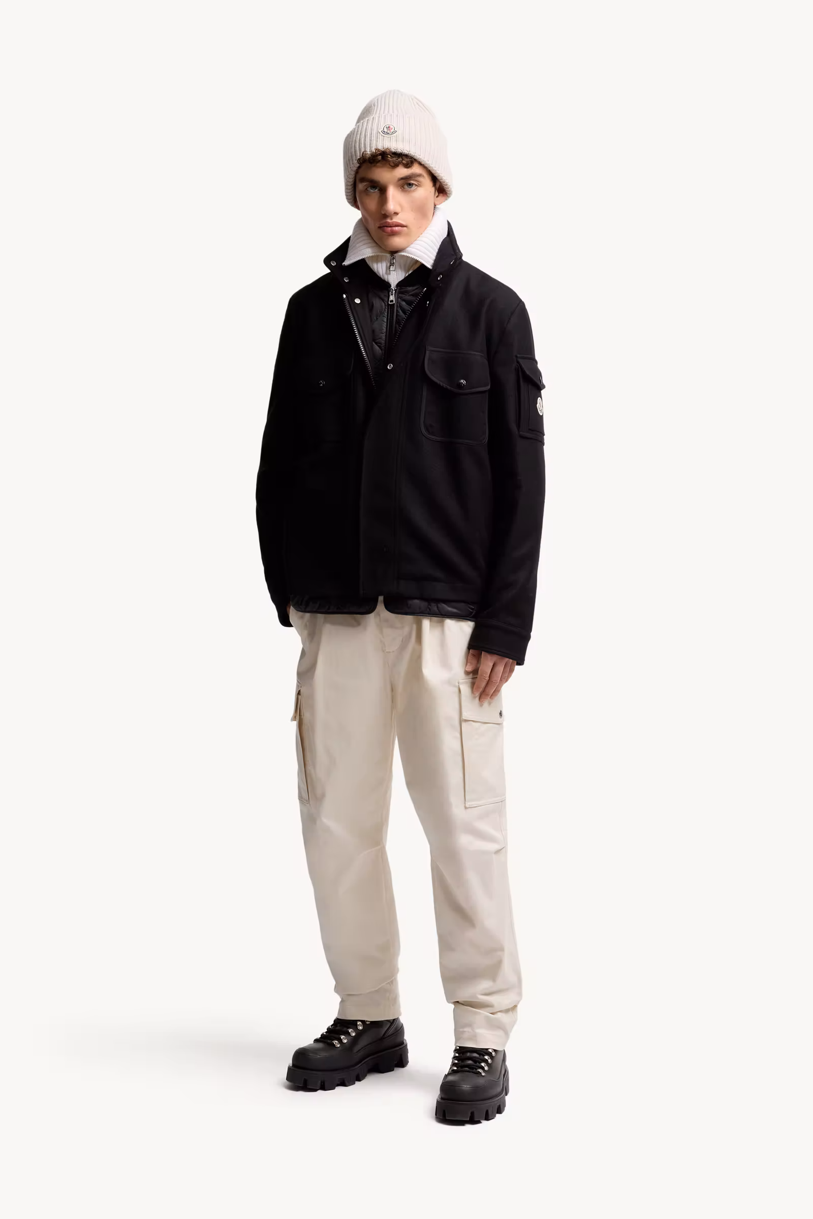 Cotton Gabardine Cargo Pants
