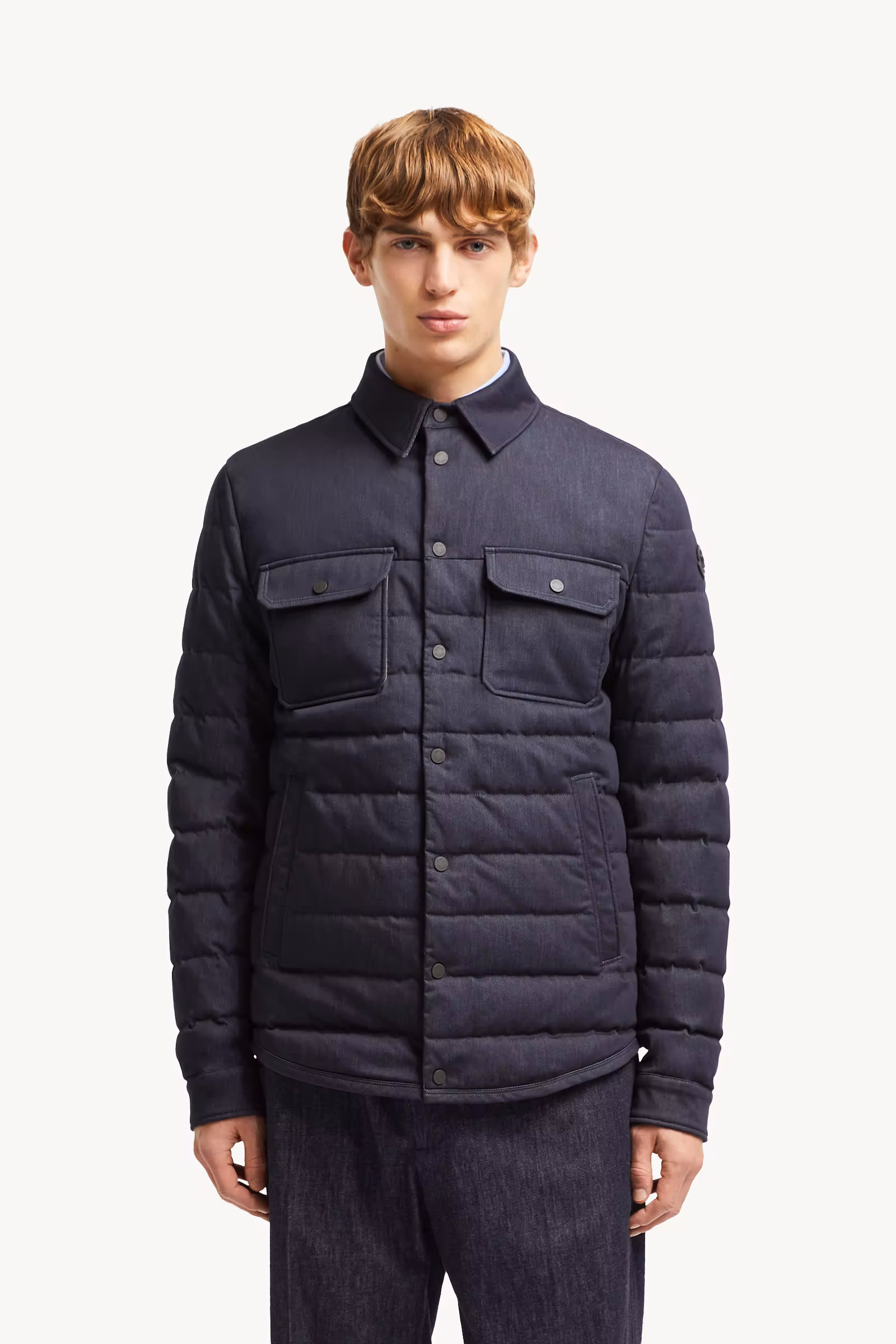 Mirmandix Chambray Down Shirt Jacket
