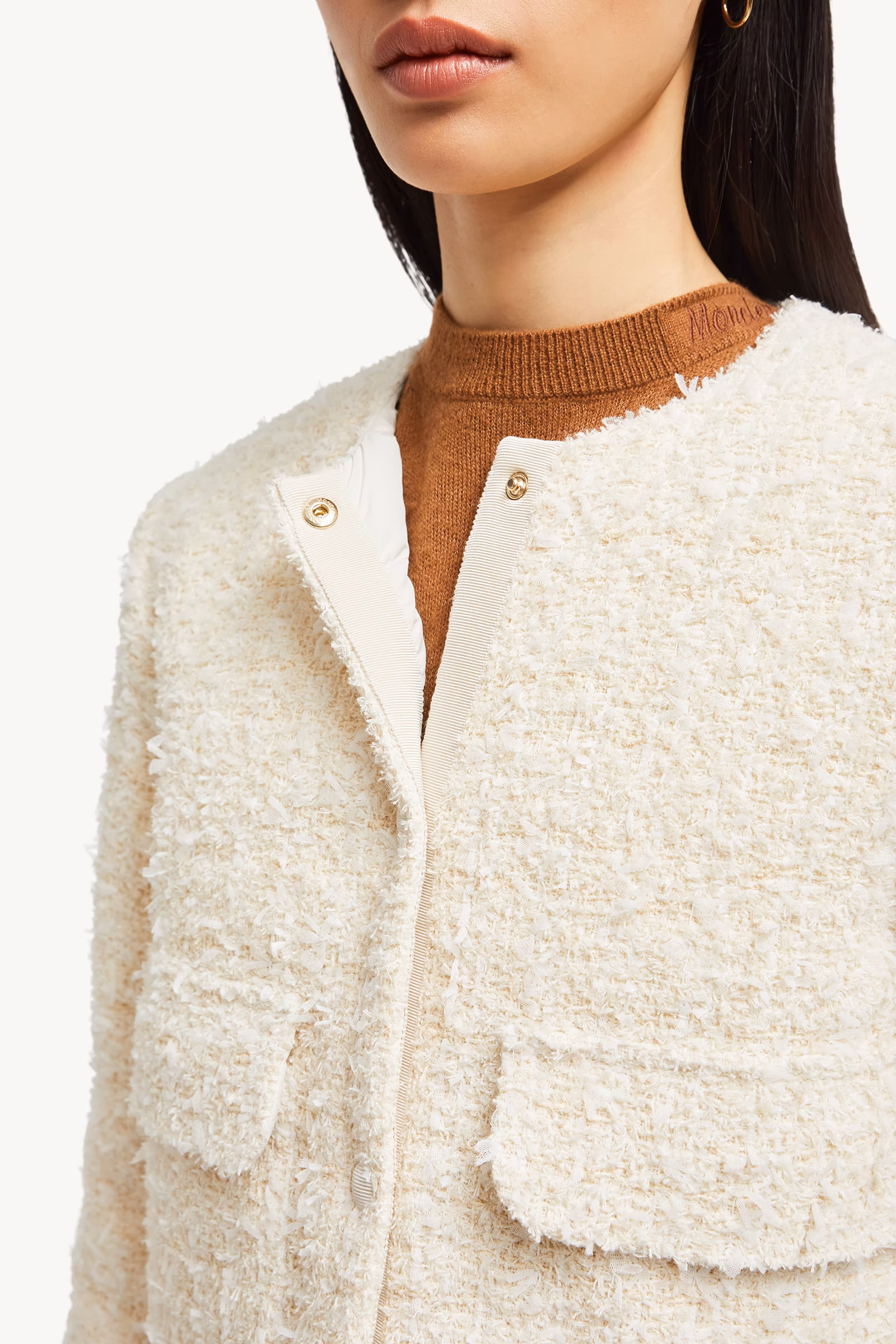 Dauphin Tweed Short Down Jacket