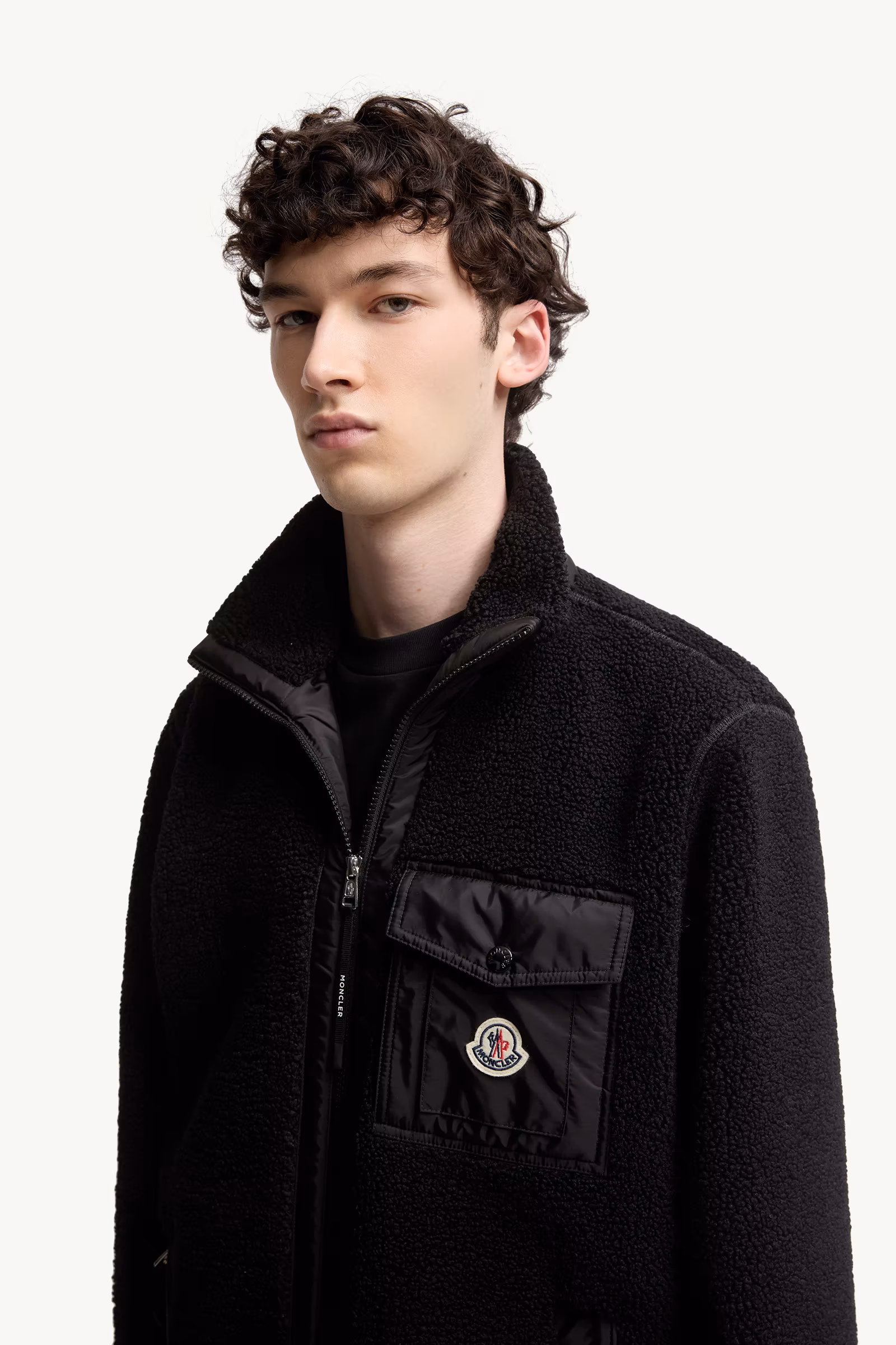 Teddy Zip-Up Sweatshirt with Pocket