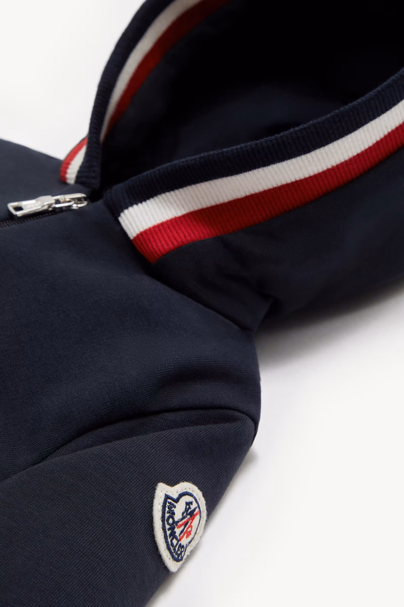 Tricolor-Trimmed Cotton Sweatsuit Set