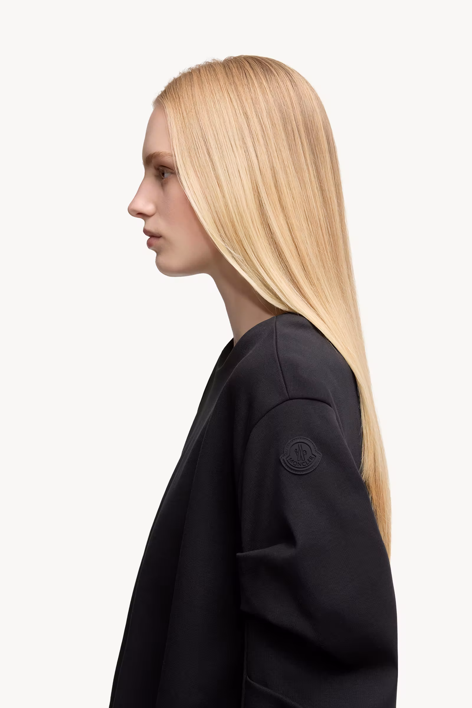 Cotton Pleated Sweatshirt