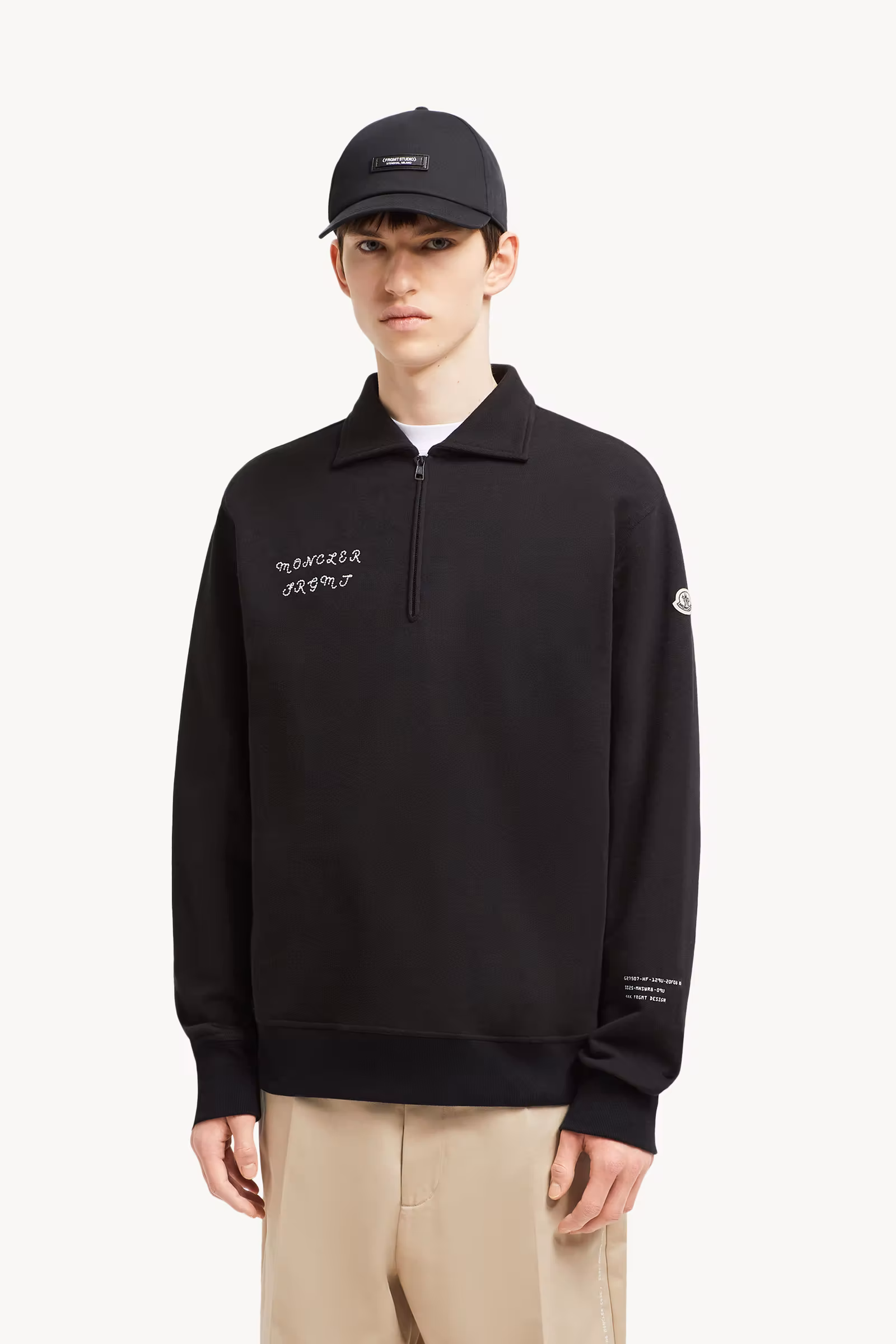 Moncler x FRGMT Zip-Up Cotton Sweatshirt