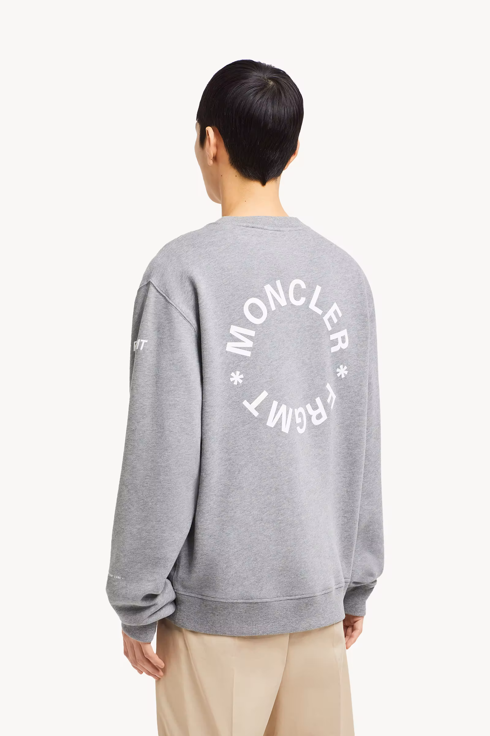 Moncler x FRGMT Maxi Logo Cotton Sweatshirt