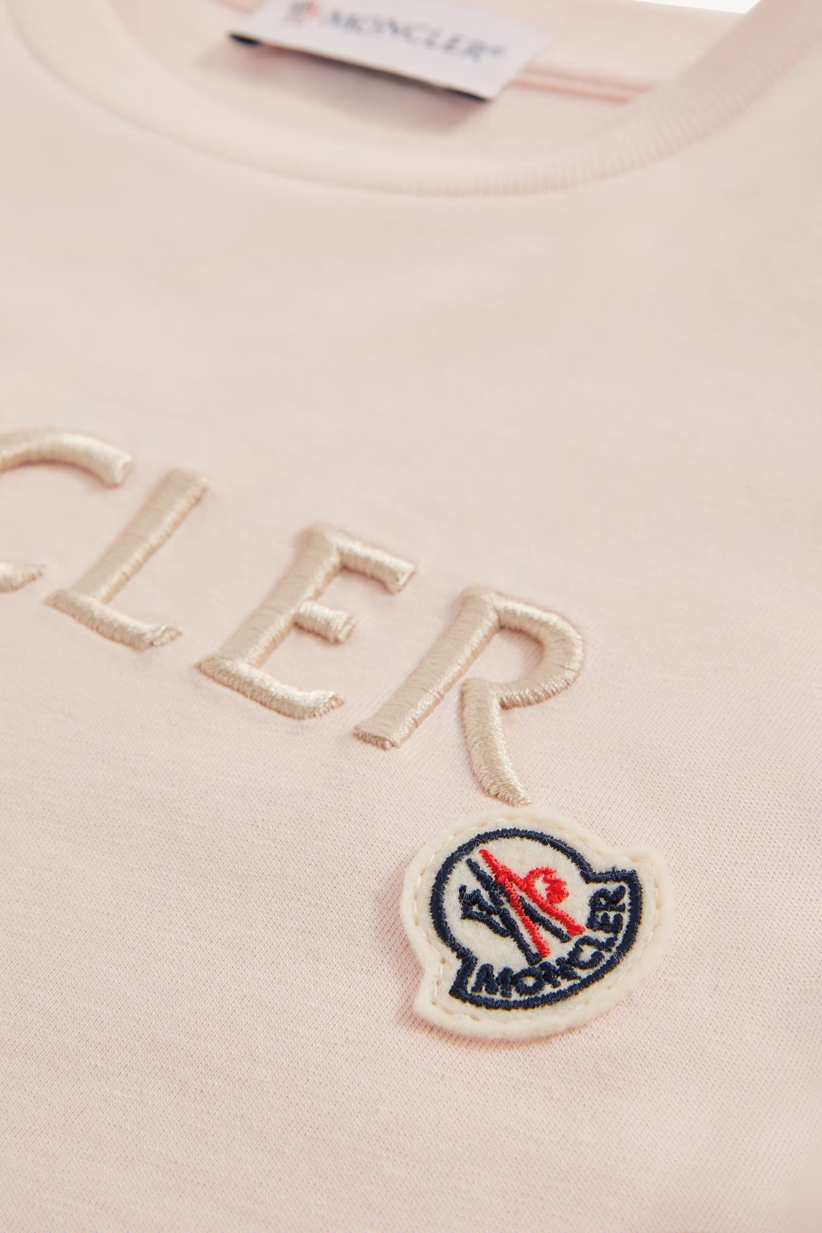 Embroidered Logo Cotton T-Shirt