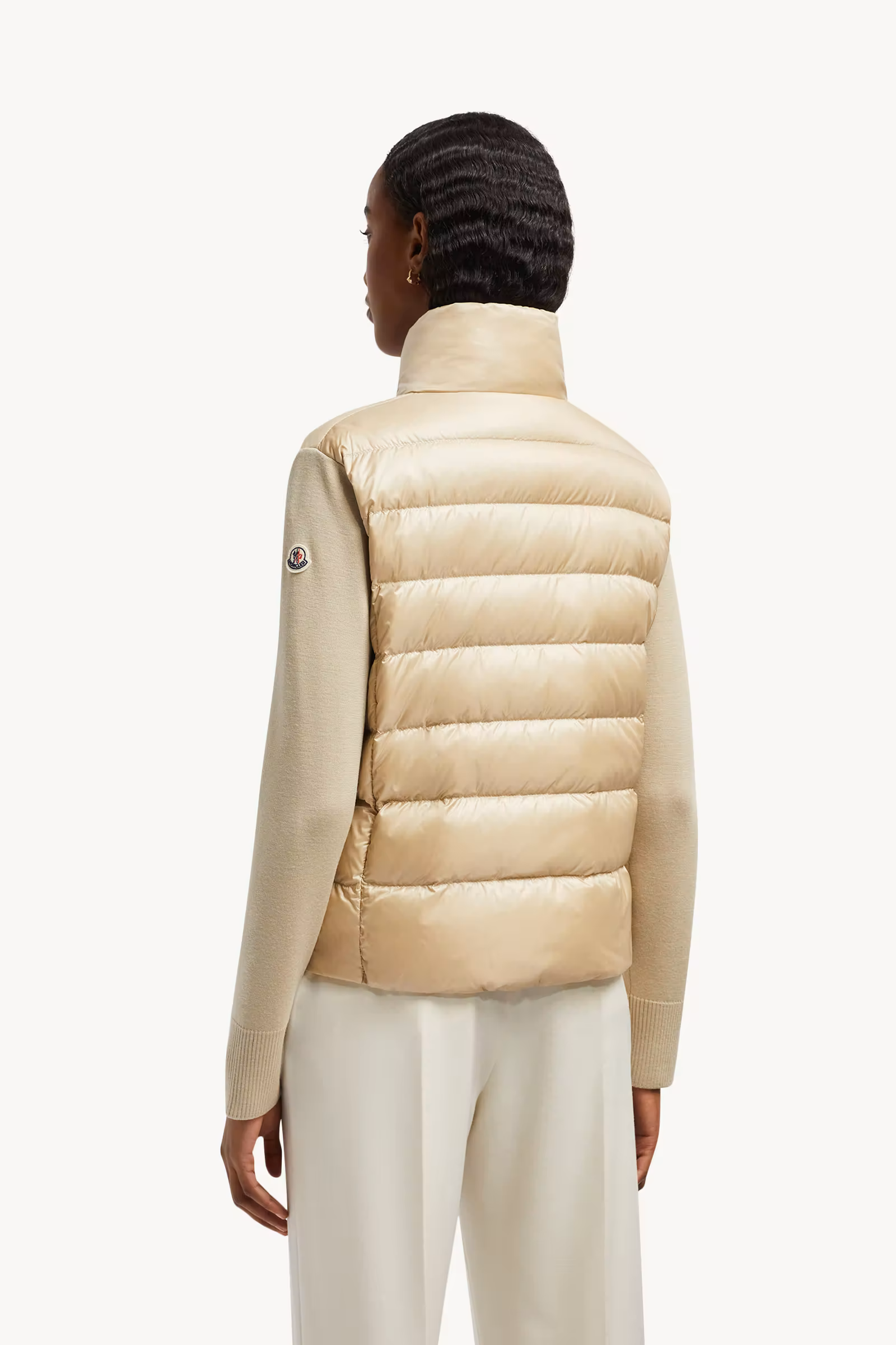 Padded Wool Cardigan