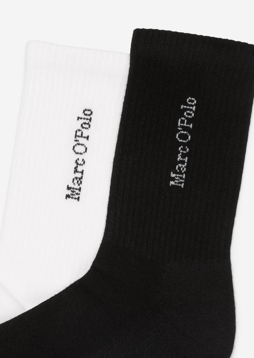 Sporty ribbed socks In a four pack
