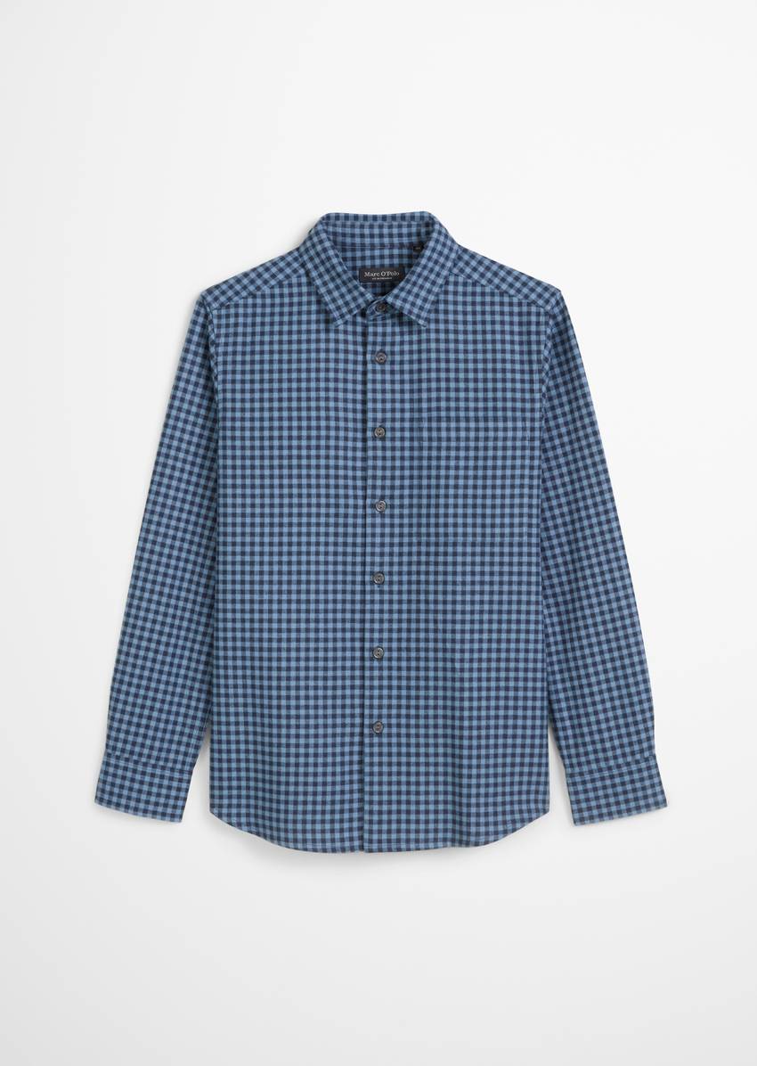 TEENS-BOYS shirt made of cotton in a flannel look