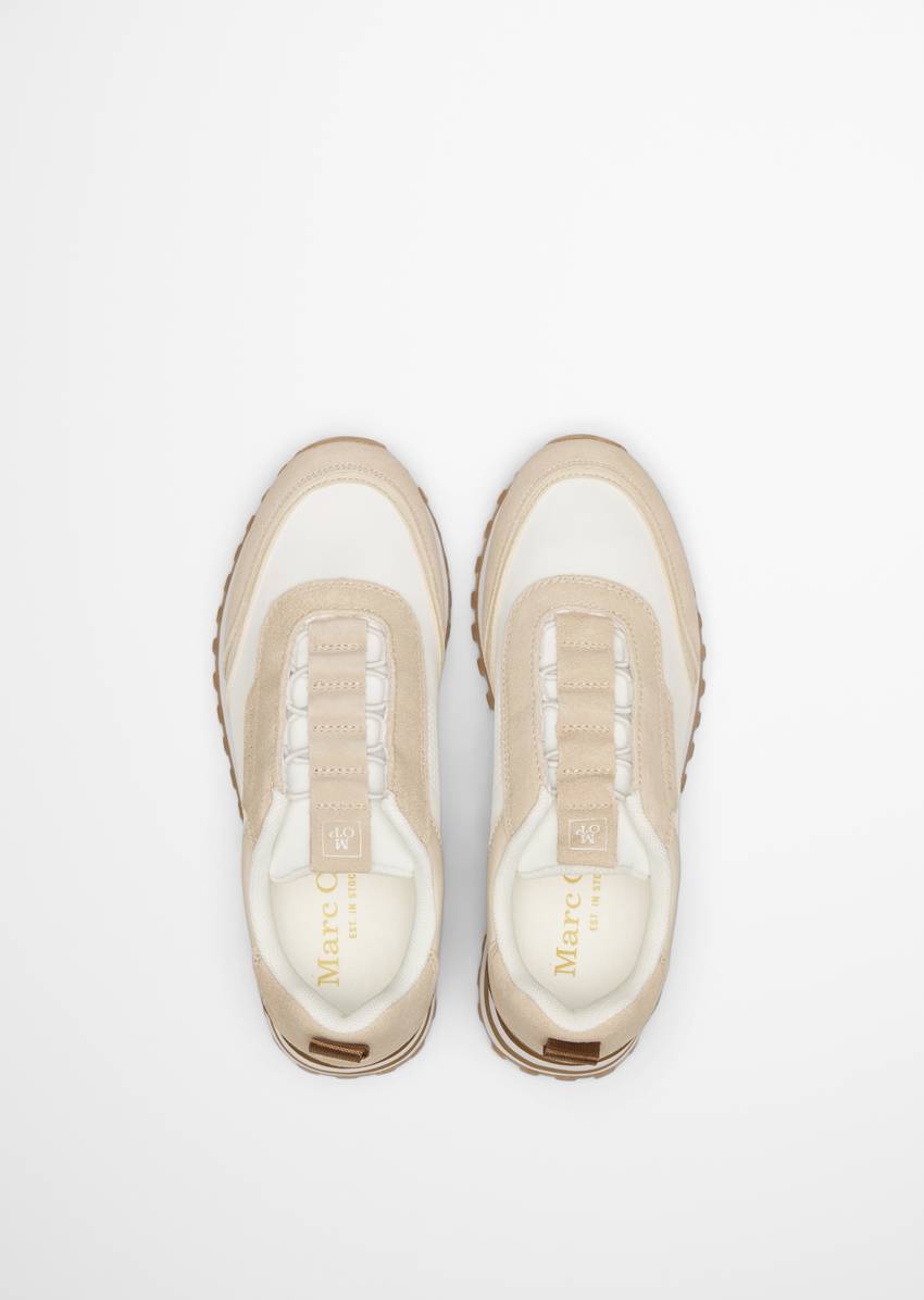 Slip-on sneaker model Bjorna made from suede and neoprene