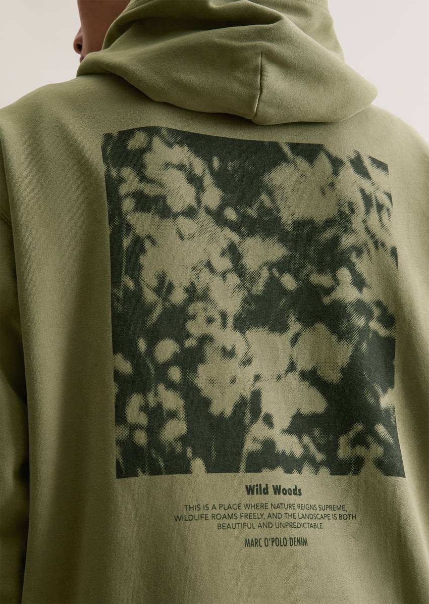 Hoodie relaxed made from soft touch organic cotton sweat