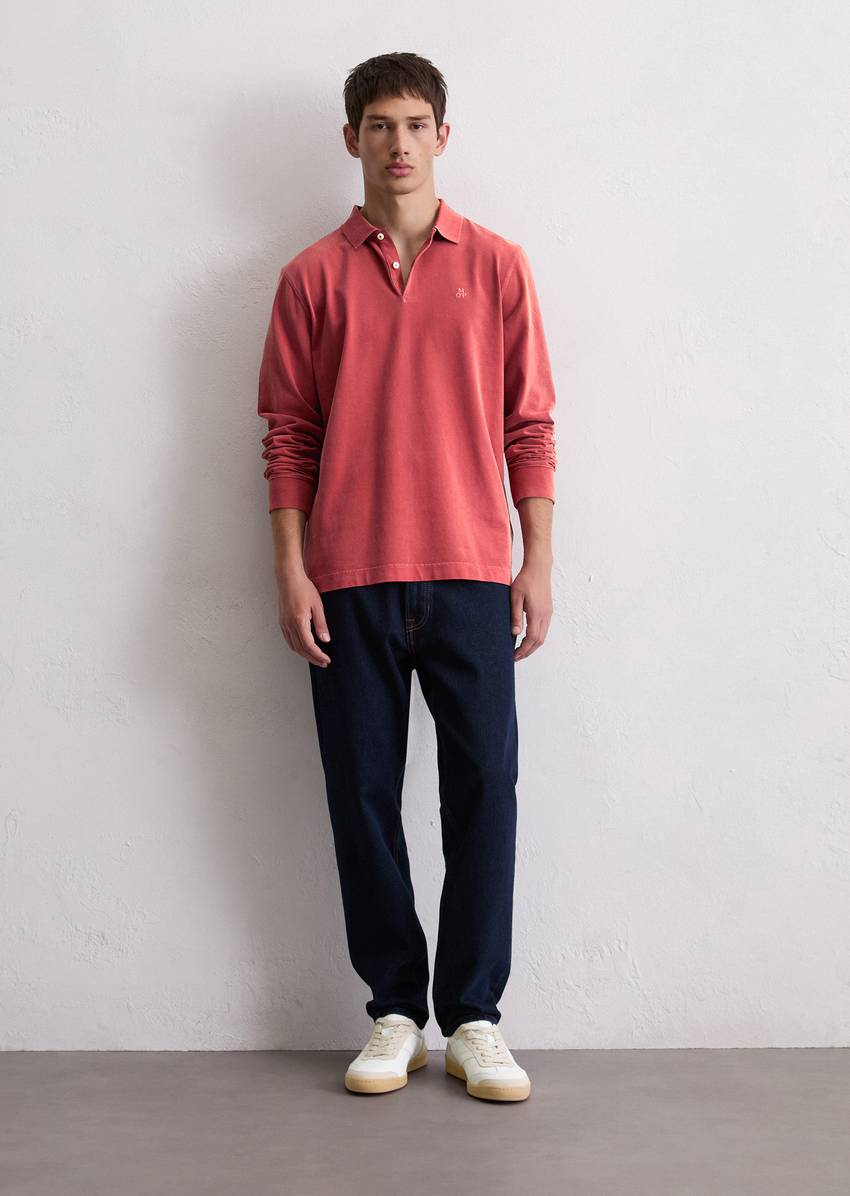 Polo shirt jersey regular made from pure organic cotton