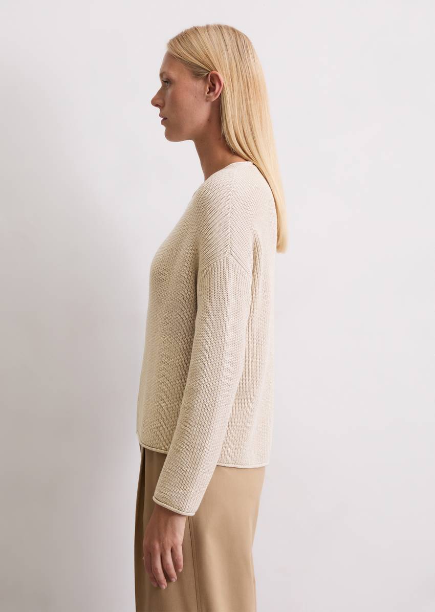 DfC knitted sweater oversize made from heavyweight organic cotton