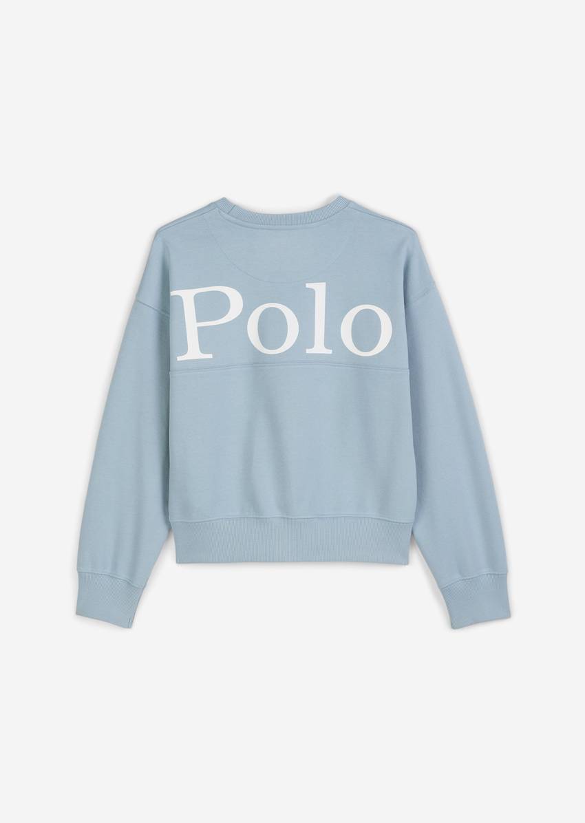 TEENS-GIRLS logo sweatshirt made from organic cotton