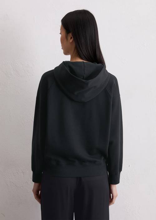 Logo hooded sweatshirt relaxed made from organic cotton