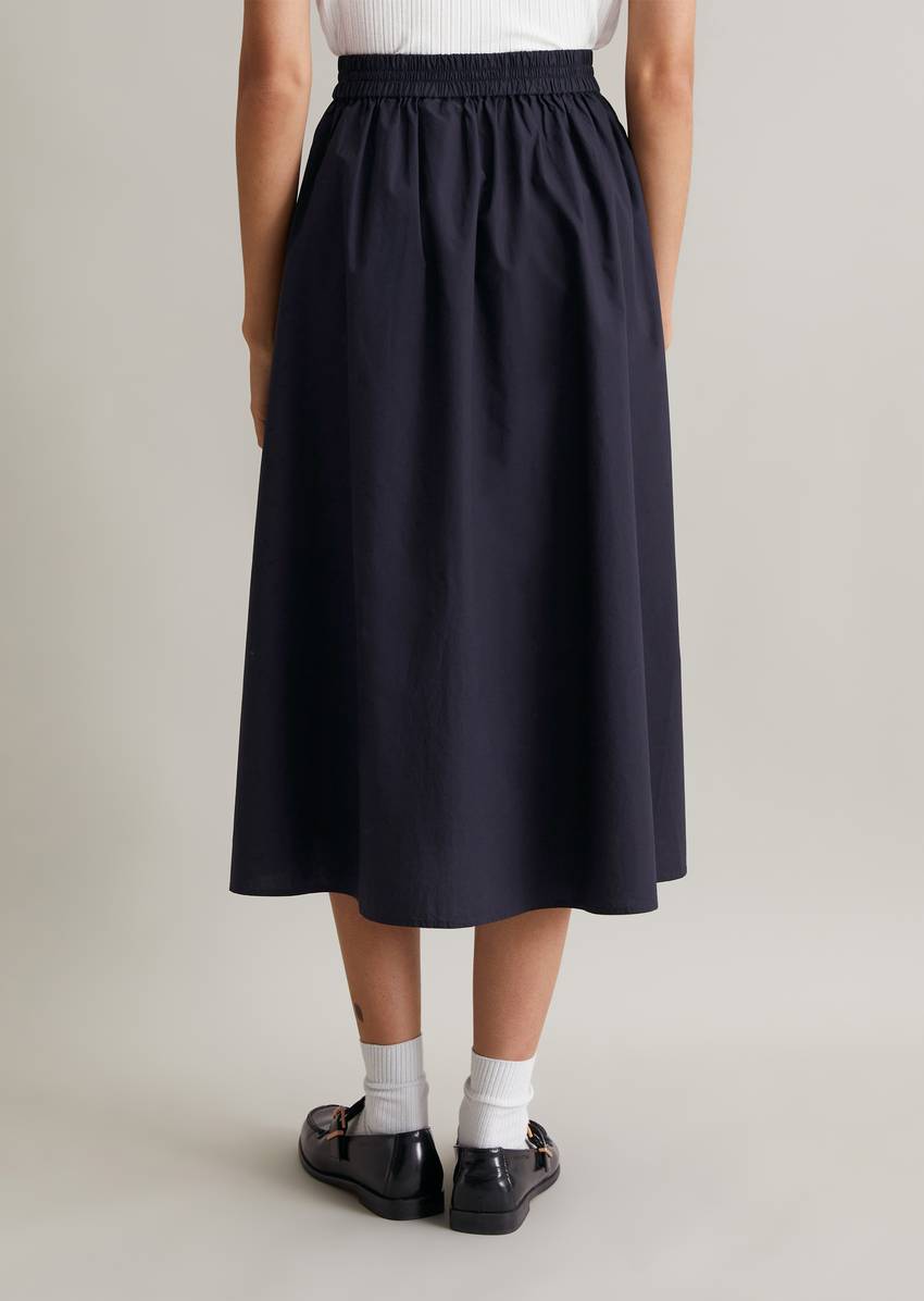 Flared skirt made from Papertouch Poplin