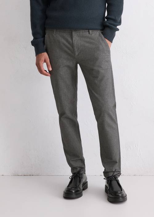 Chino model Stig shaped made from an organic cotton-lyocell mix