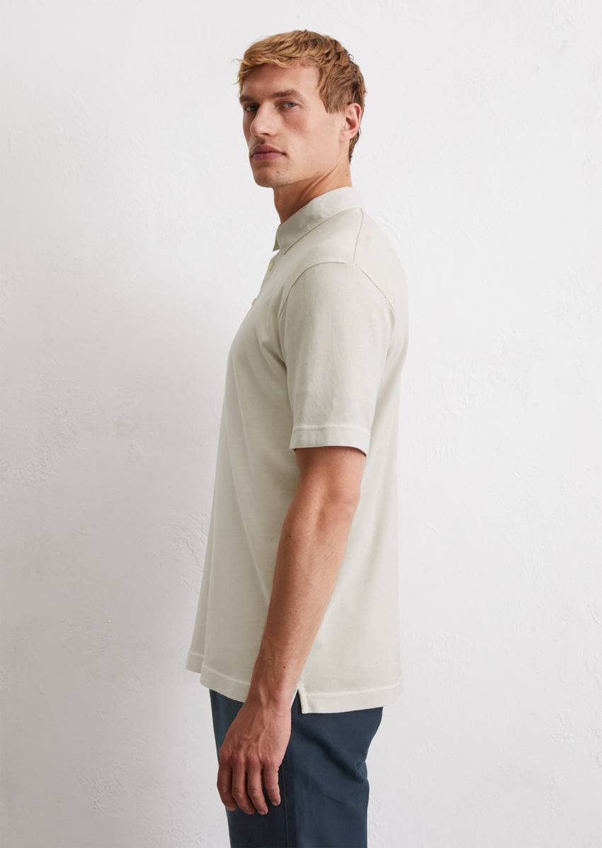 Polo shirt jersey regular made from pure organic cotton