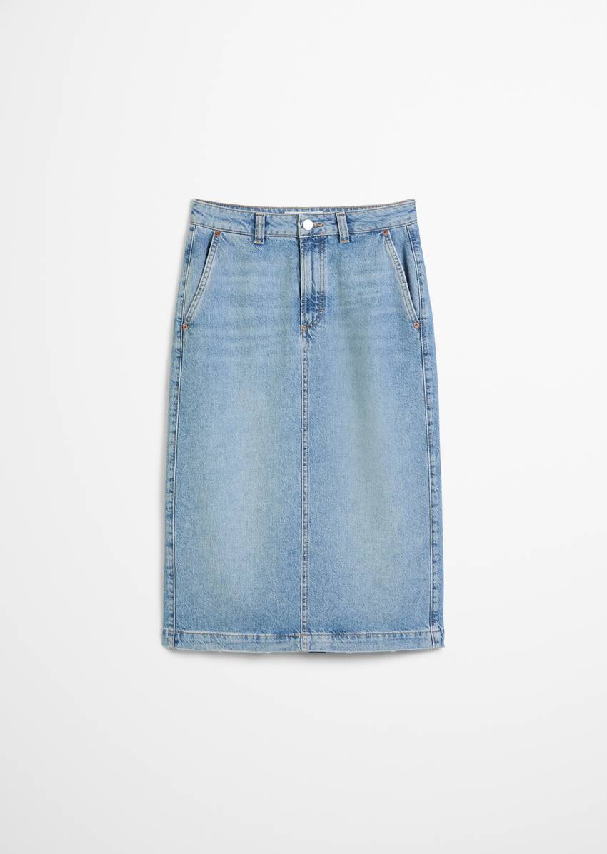 Regular denim skirt made from TENCEL™ Lyocell
