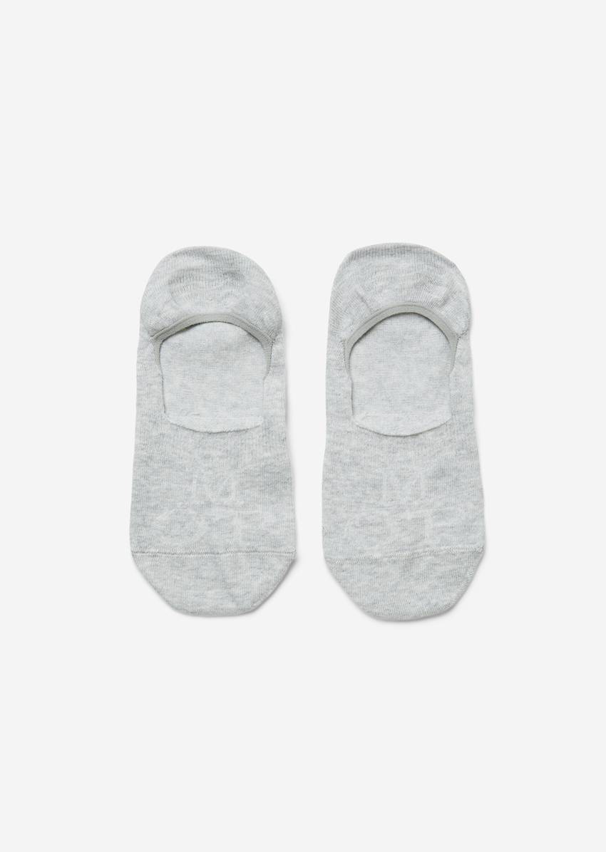 Shoe liner socks in a pack of two