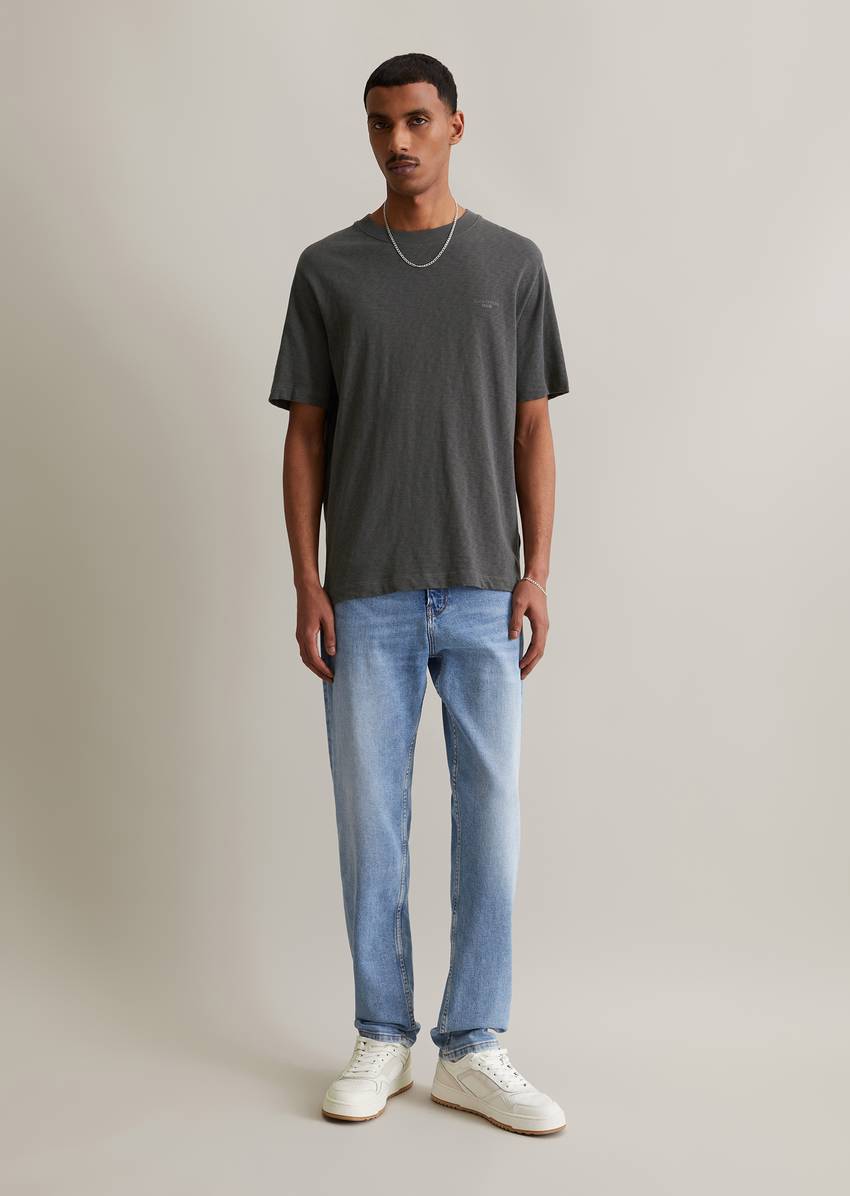 T-shirt regular made from soft slub jersey fabric