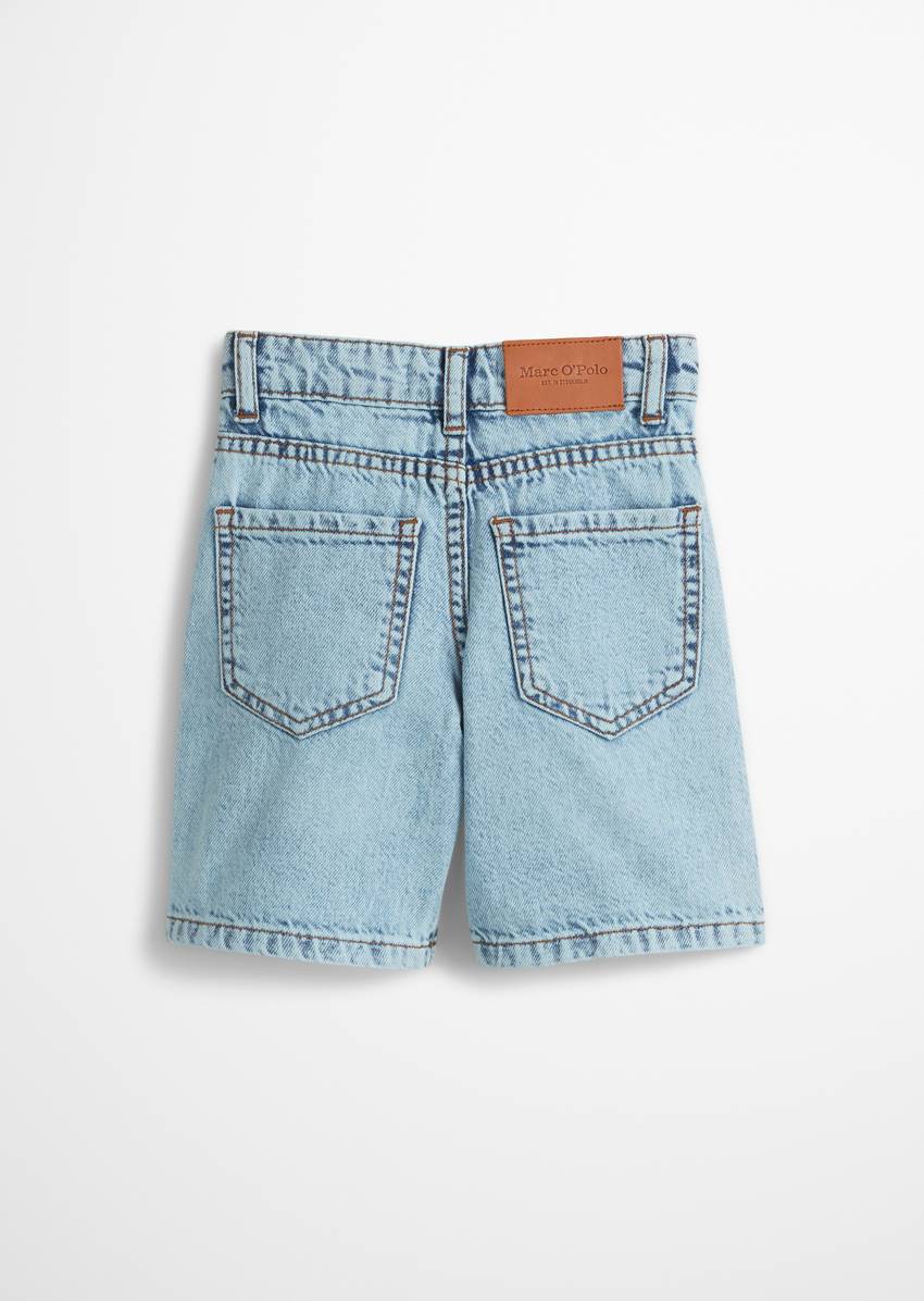 KIDS-BOYS denim shorts made from pure organic cotton