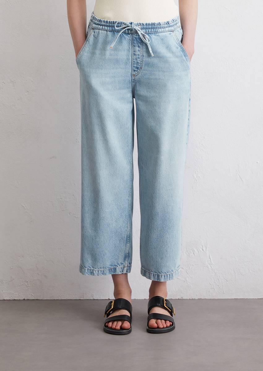 Flowing trousers wide made from TENCEL™ Lyocell mix