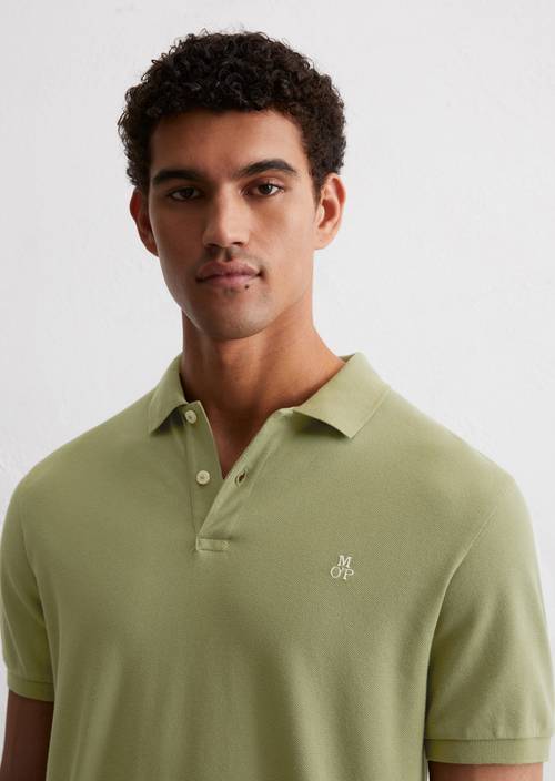 Piqué regular polo shirt Made of pure organic cotton